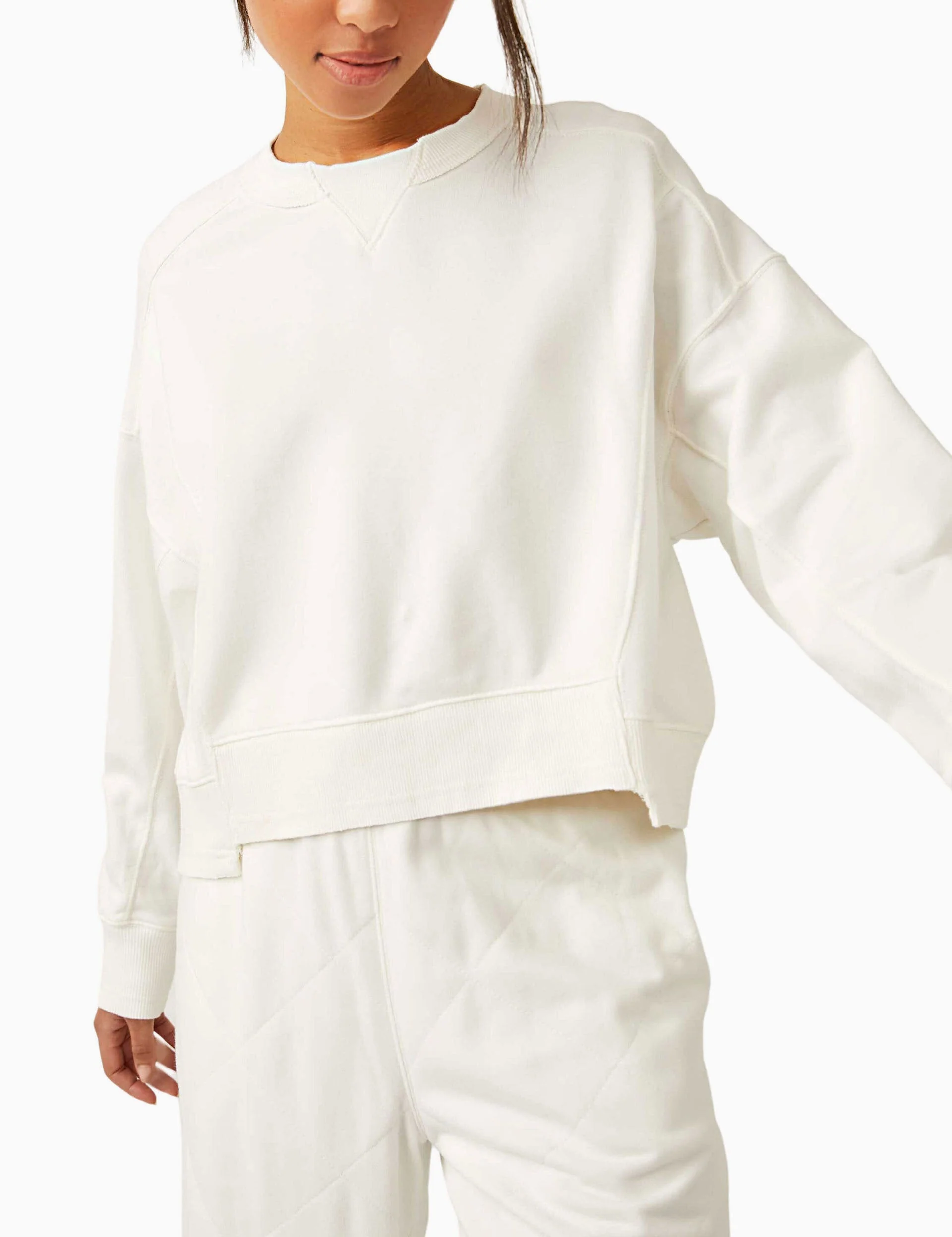 Intercept Pullover - White