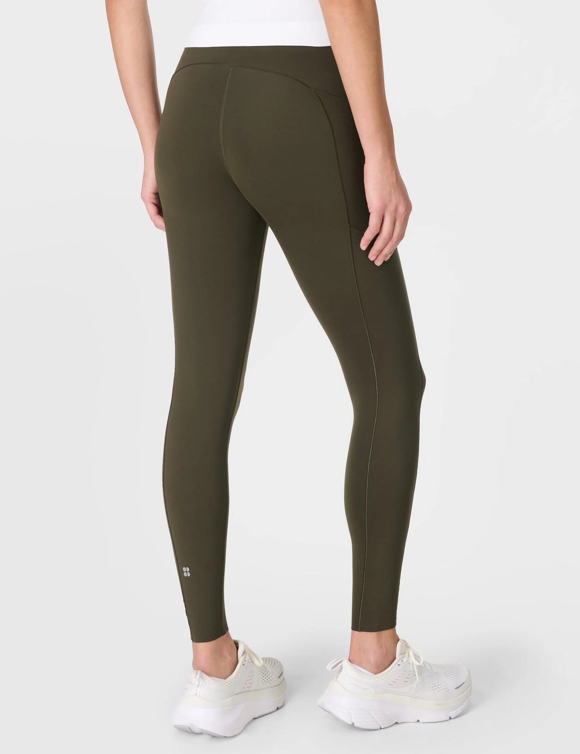 Power UltraSculpt High Waisted Gym Leggings - Nori Green