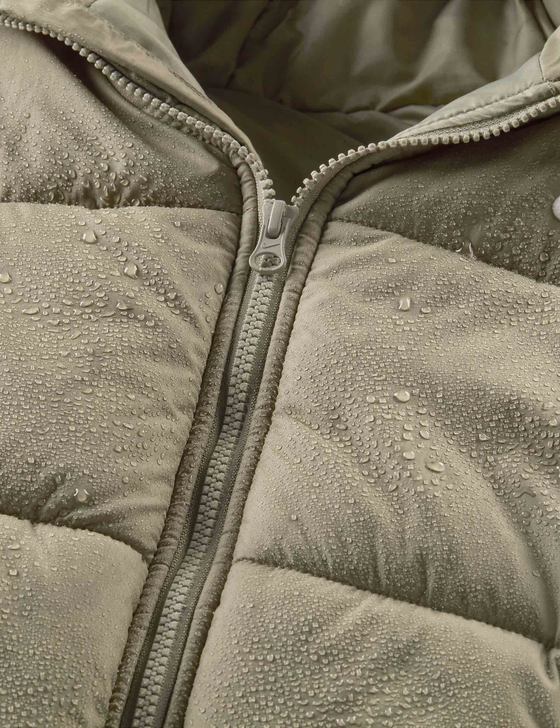 Sportswear Classic Puffer Therma-Fit Hooded Jacket - Light Army/White