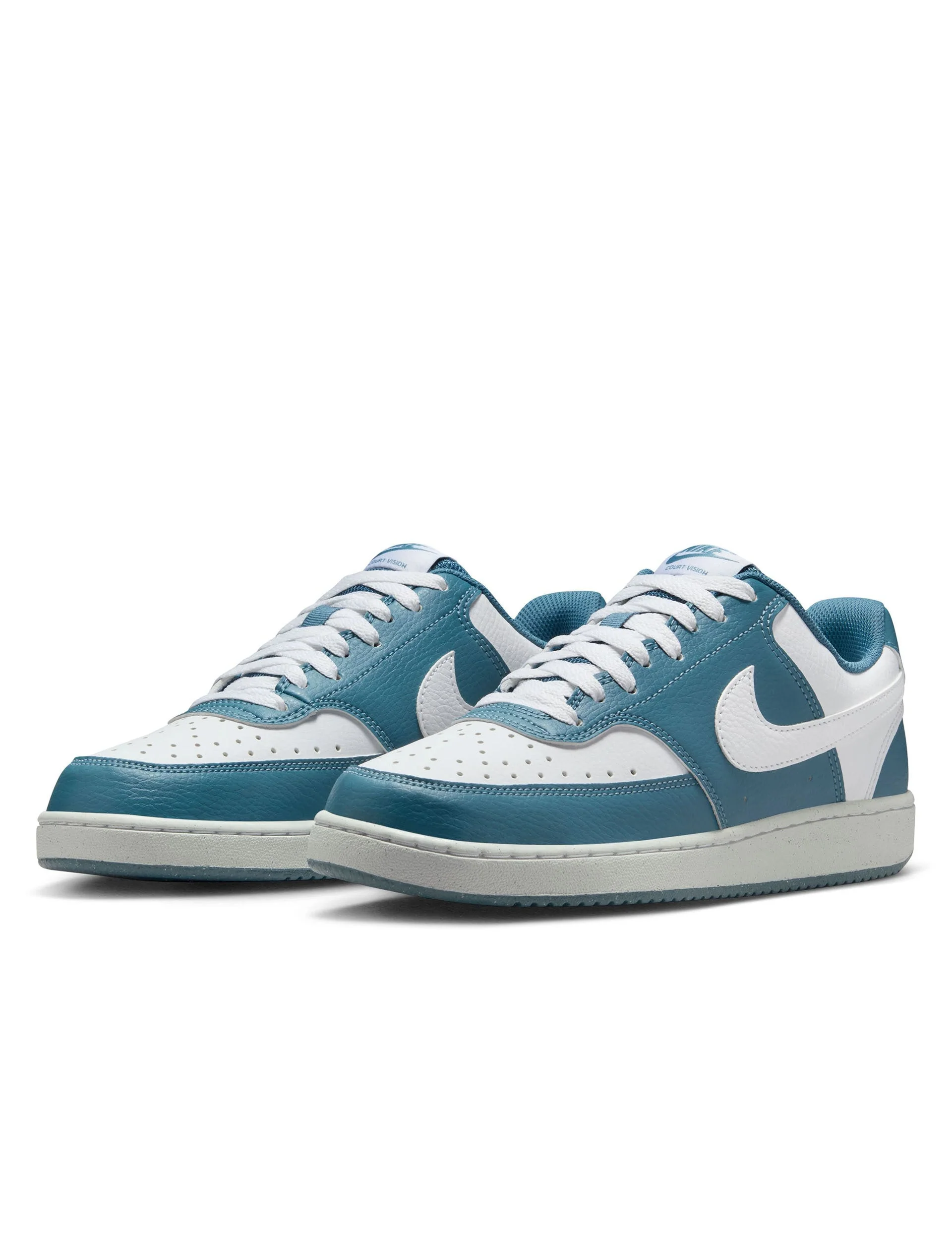 Court Vision Low Next Nature Shoes - White/Smokey Blue