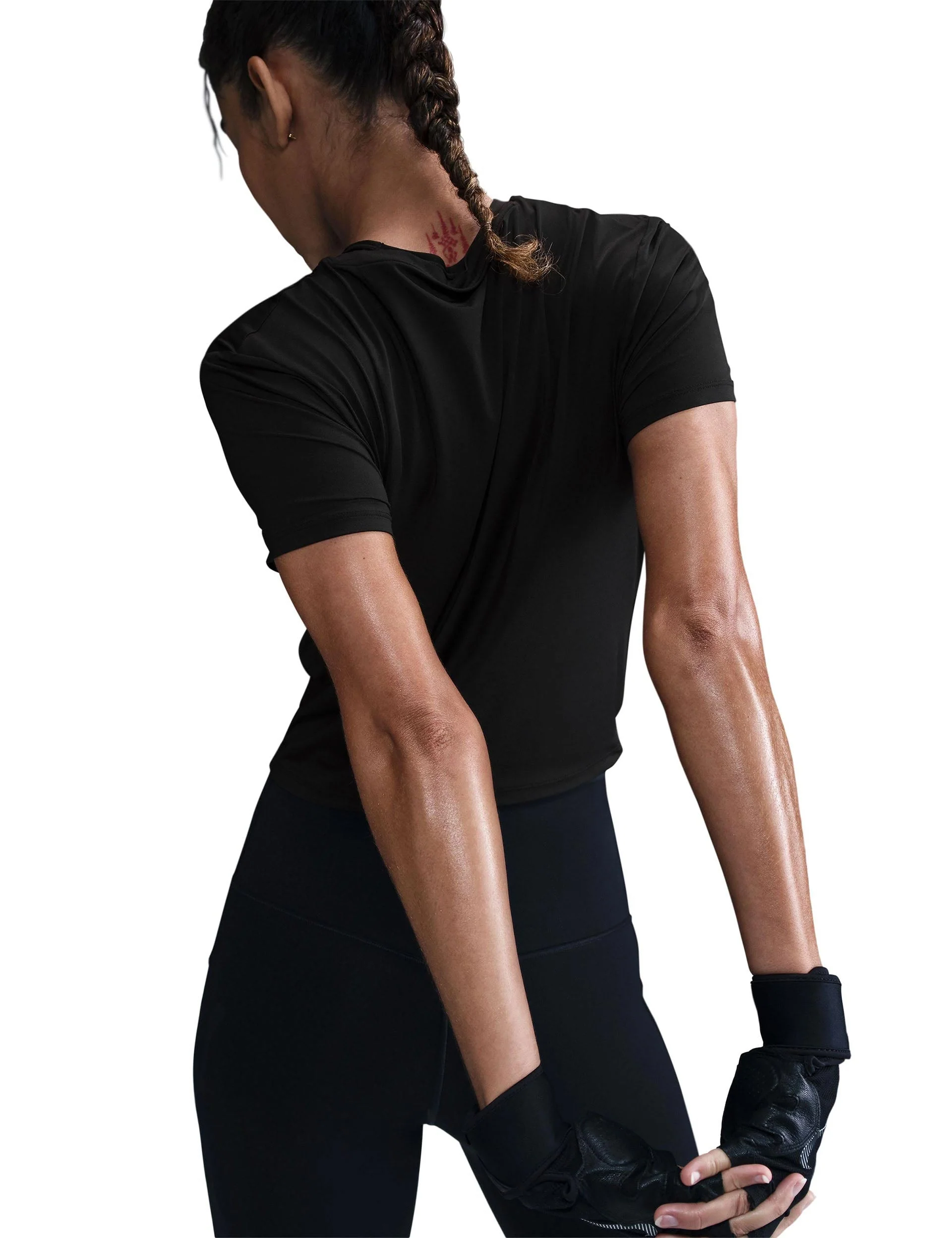 One Classic Twist Short-Sleeve Top - Black