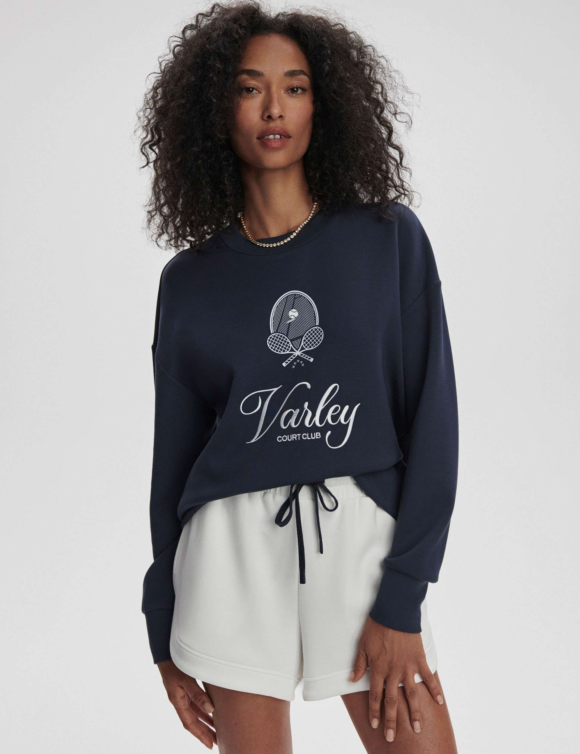 Rasco Namesake Sweat - Navy/White