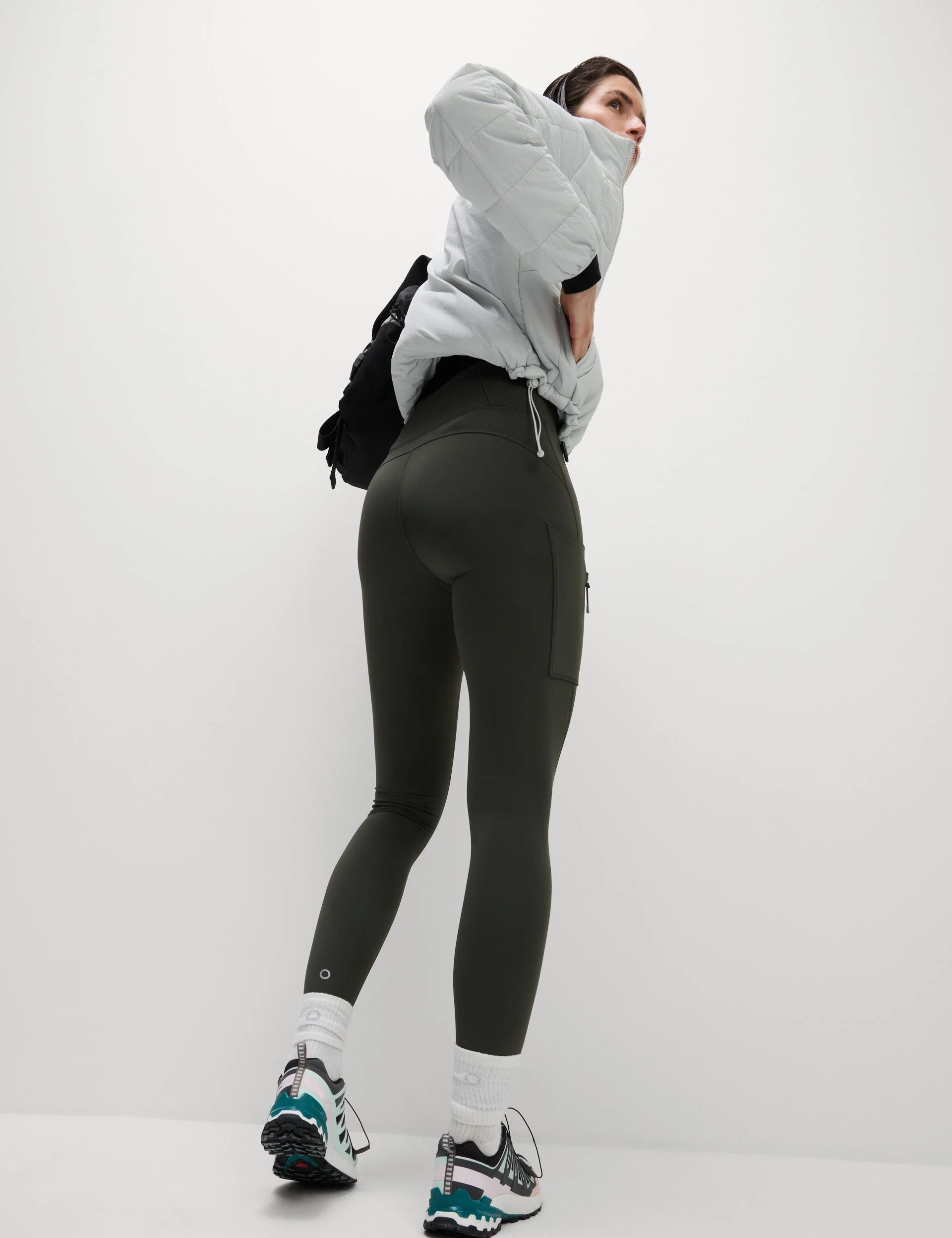 Go Discover Stormwear Walking Leggings - Dark Olive