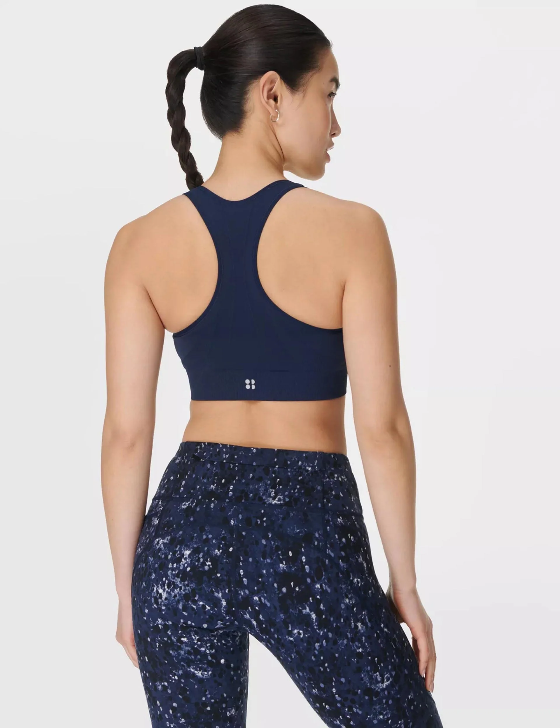 Stamina Seamless Sports Bra - Navy Blue