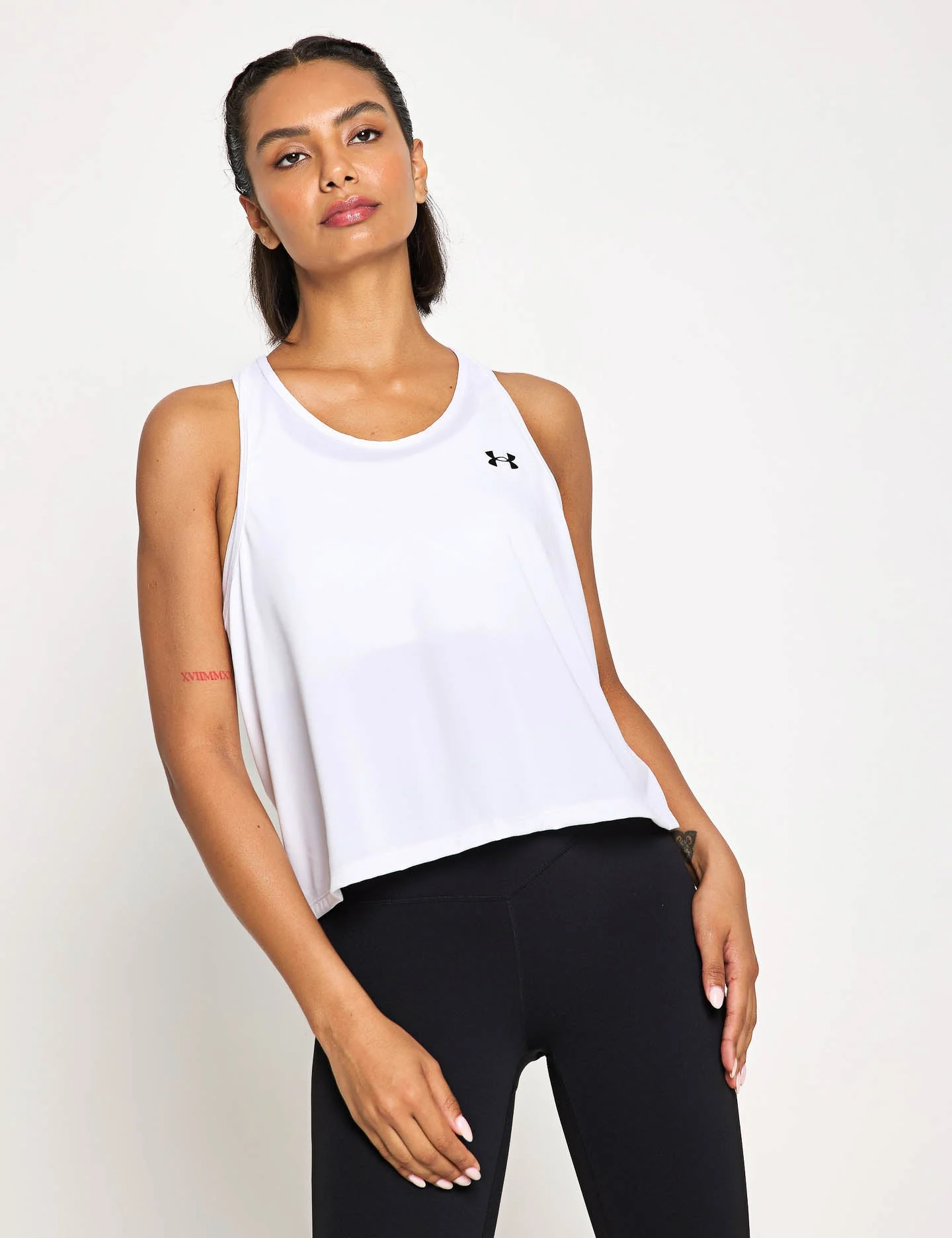 UA Tech Swing Tank - White/Black