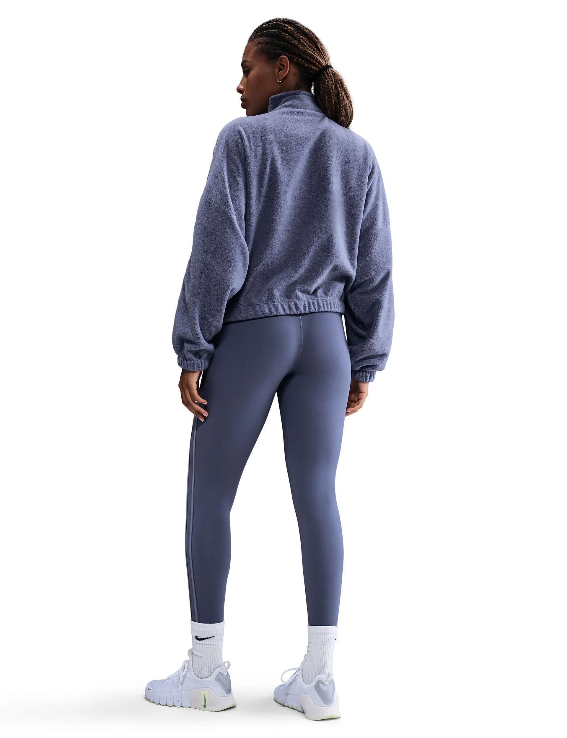 One Therma-FIT Polar Half-Zip Top - World Indigo/White