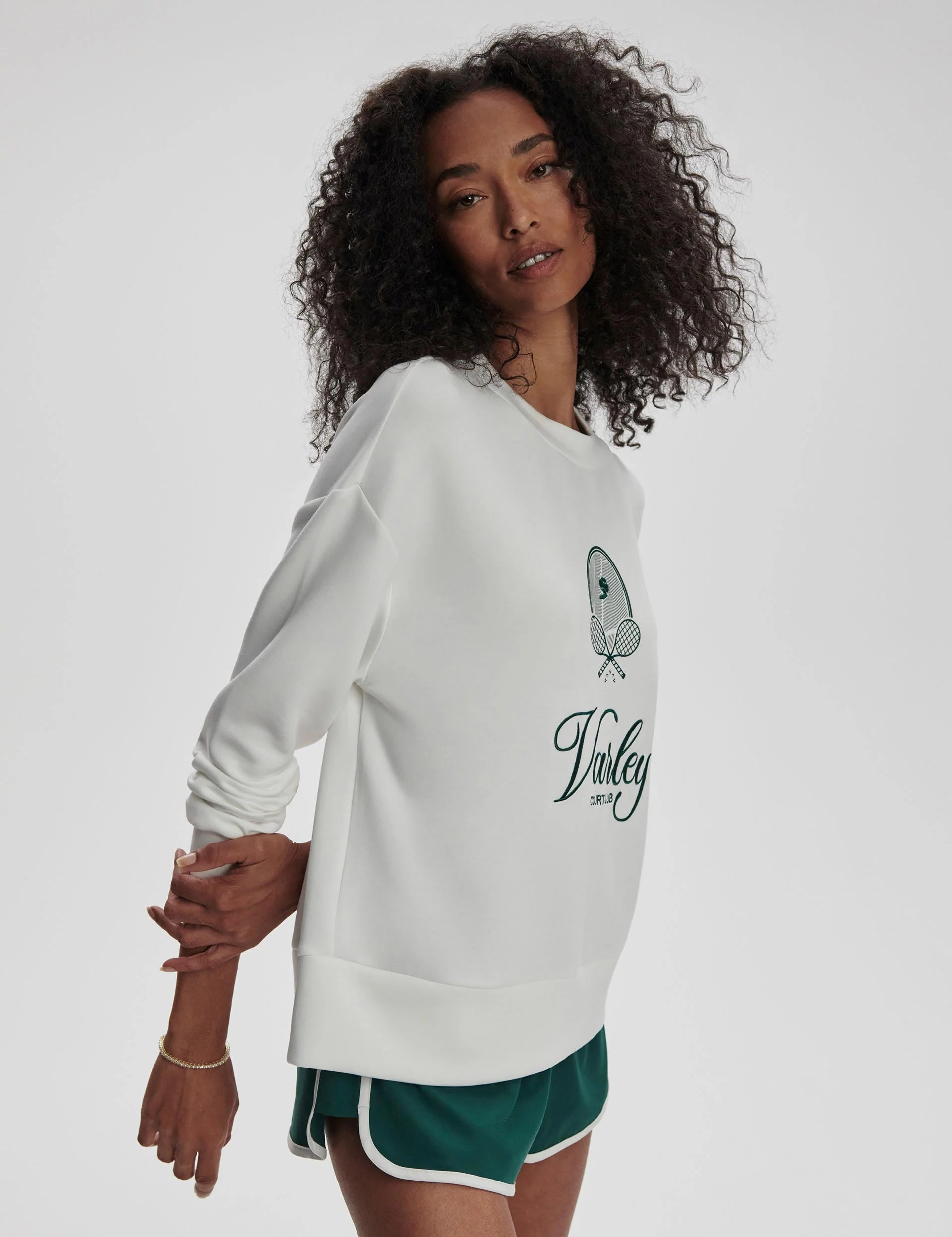 Rasco Namesake Sweat - White/Forest