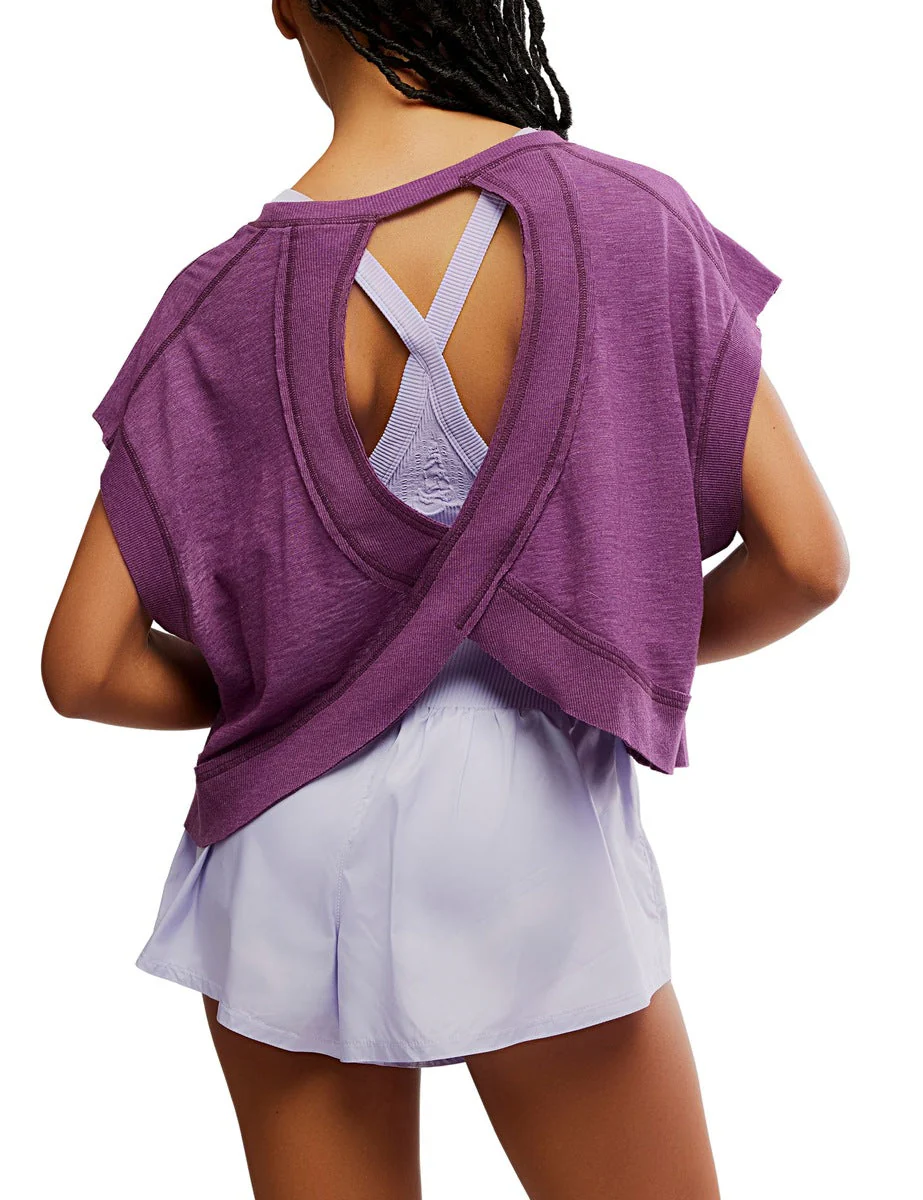 My Time Tee - Black Cherry