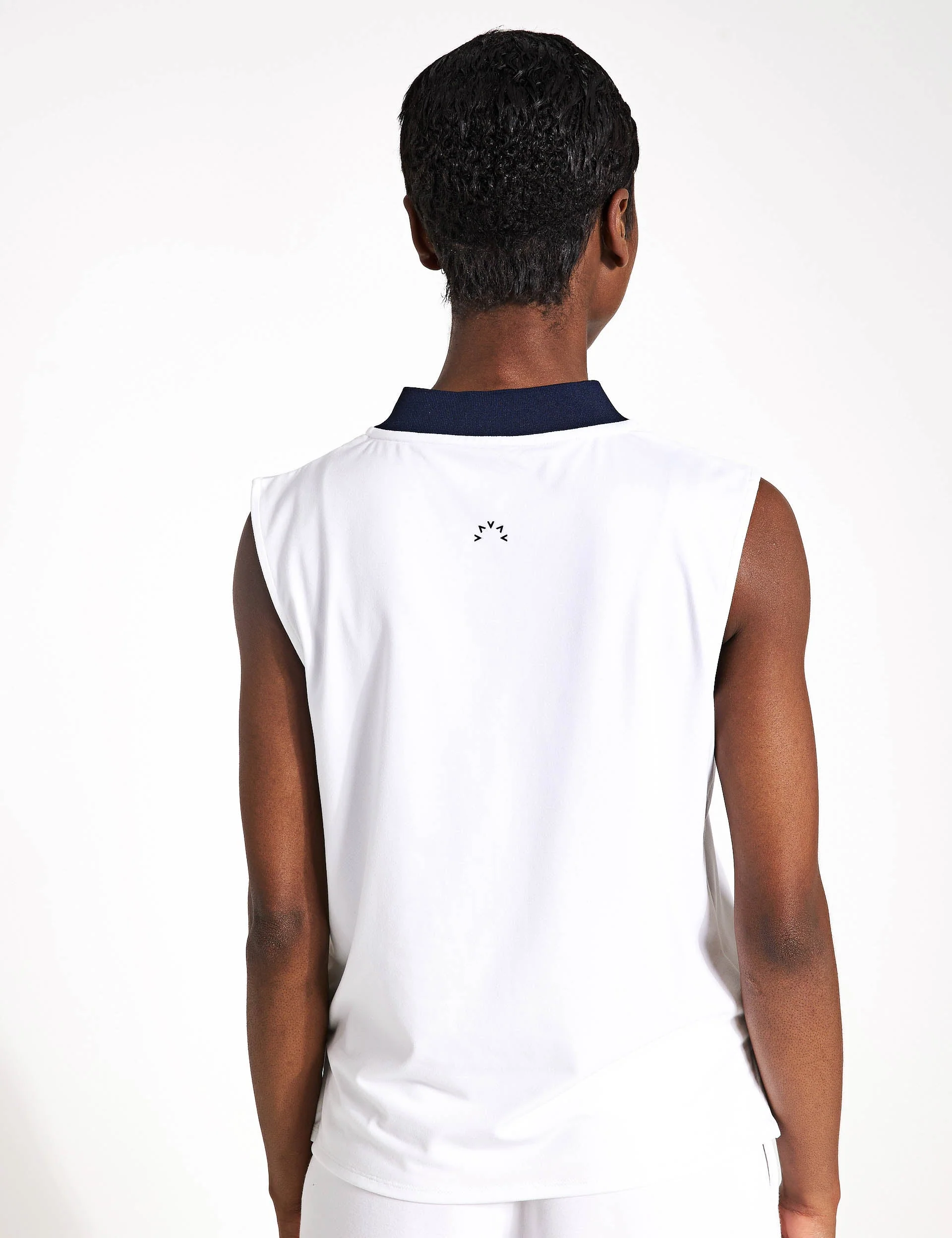 Shelby Performance Tank - White/Blue Nights