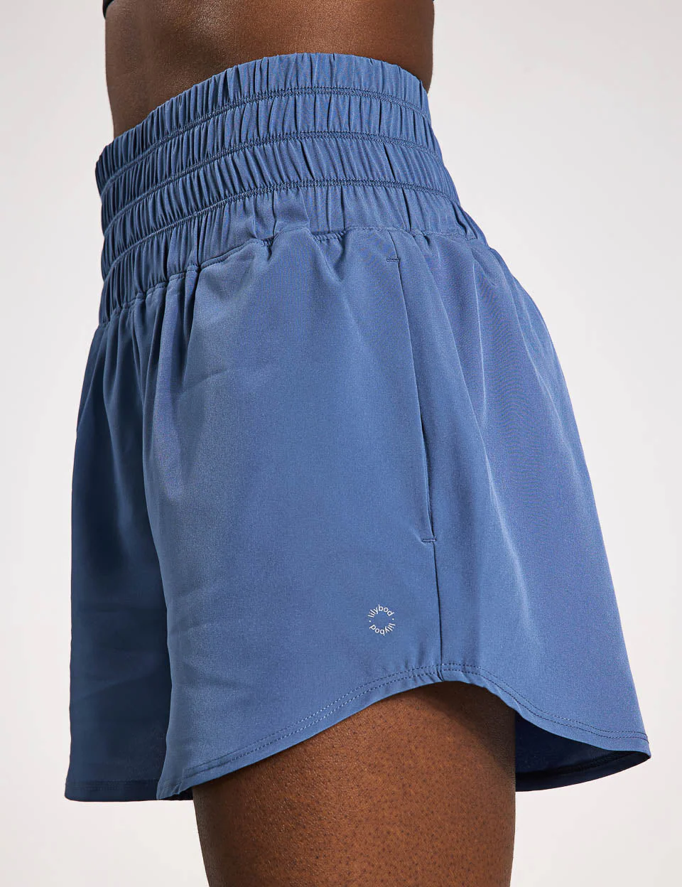 Bronte Running Short - Dusty Blue