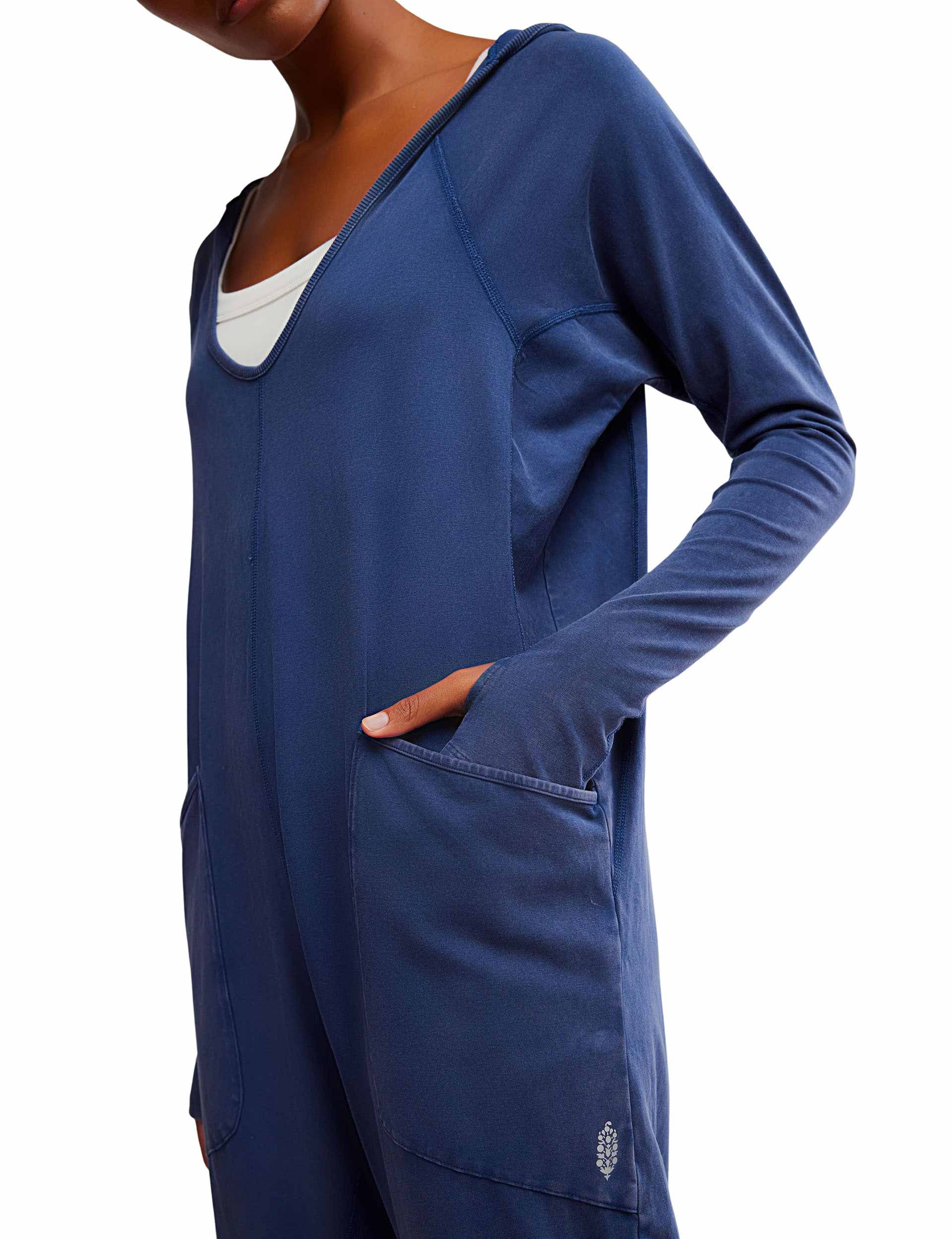 Hot Shot Long-Sleeve Onesie - Midnight Navy