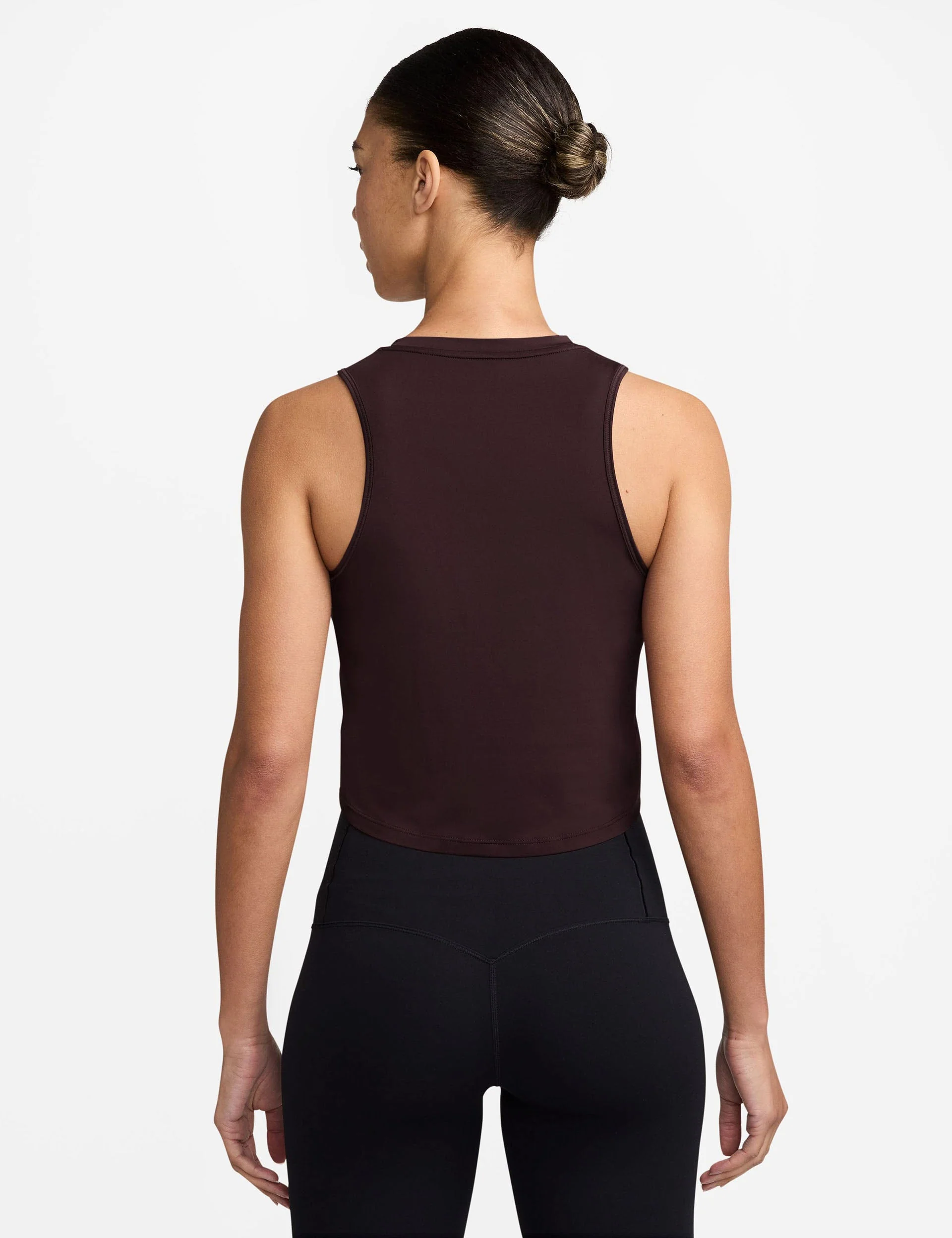 One Classic Dri-FIT Cropped Tank - Burgundy Crush