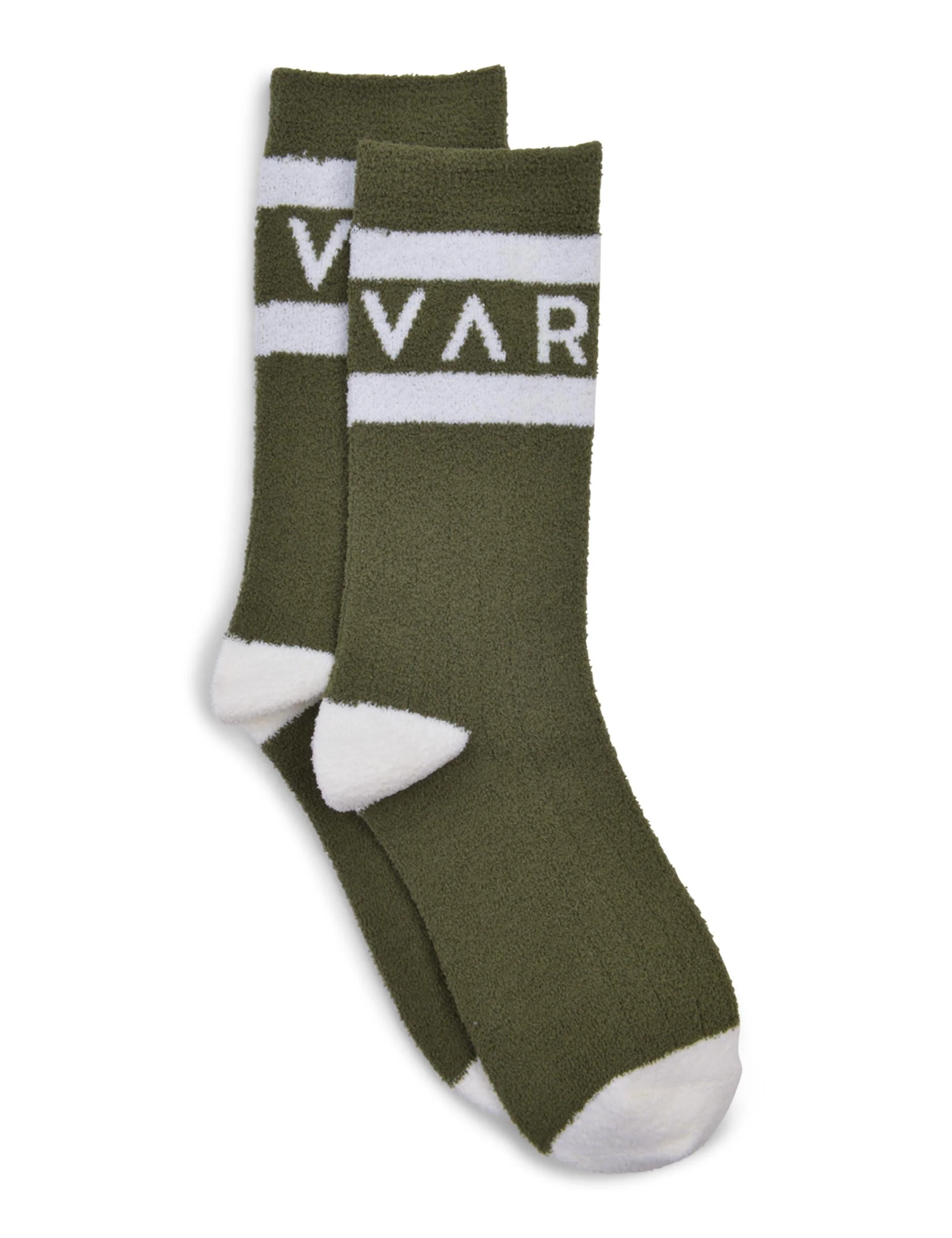 Spencer Sock - Dark Olive/Egret