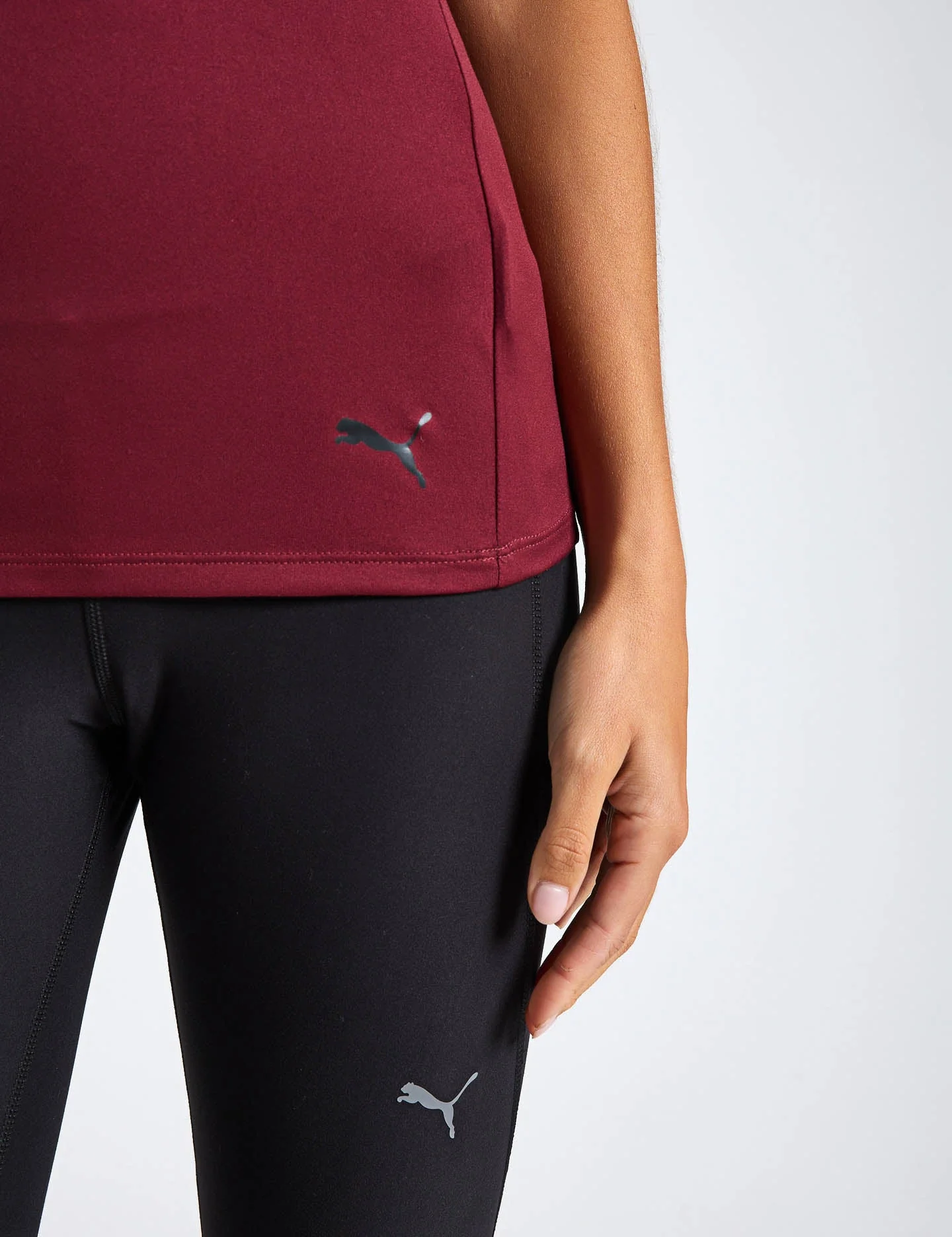 TAD Essentials Racerback Tank - Ruby Shimmer
