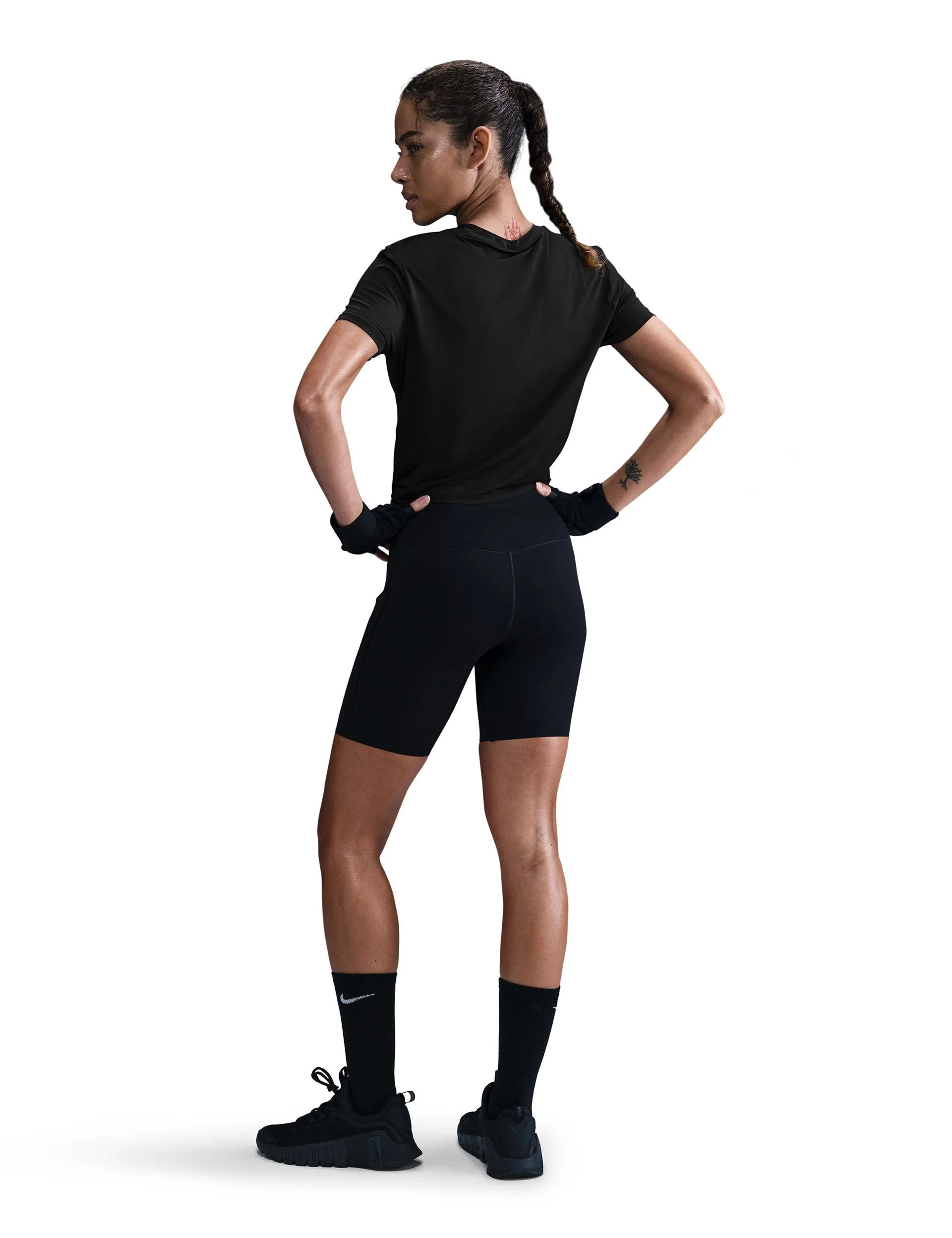 One Classic Twist Short-Sleeve Top - Black