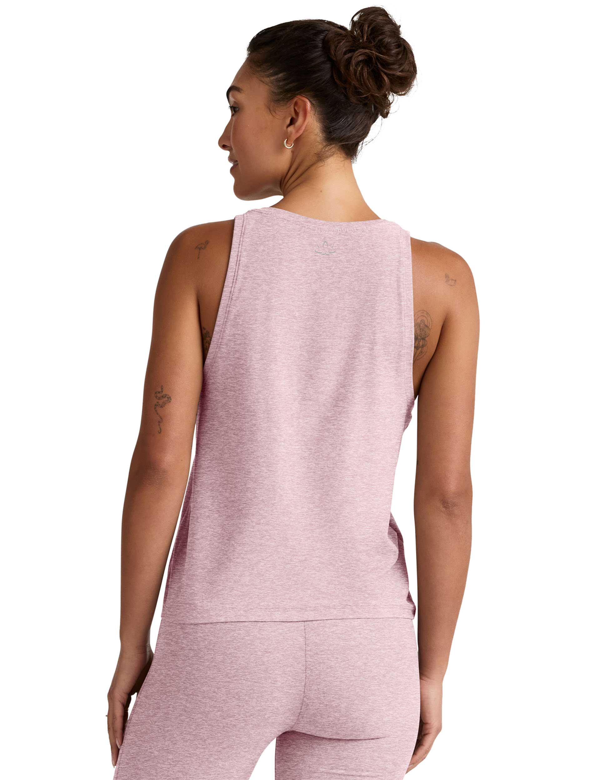 Featherweight Rebalance Tank - Blush Blooms Heather
