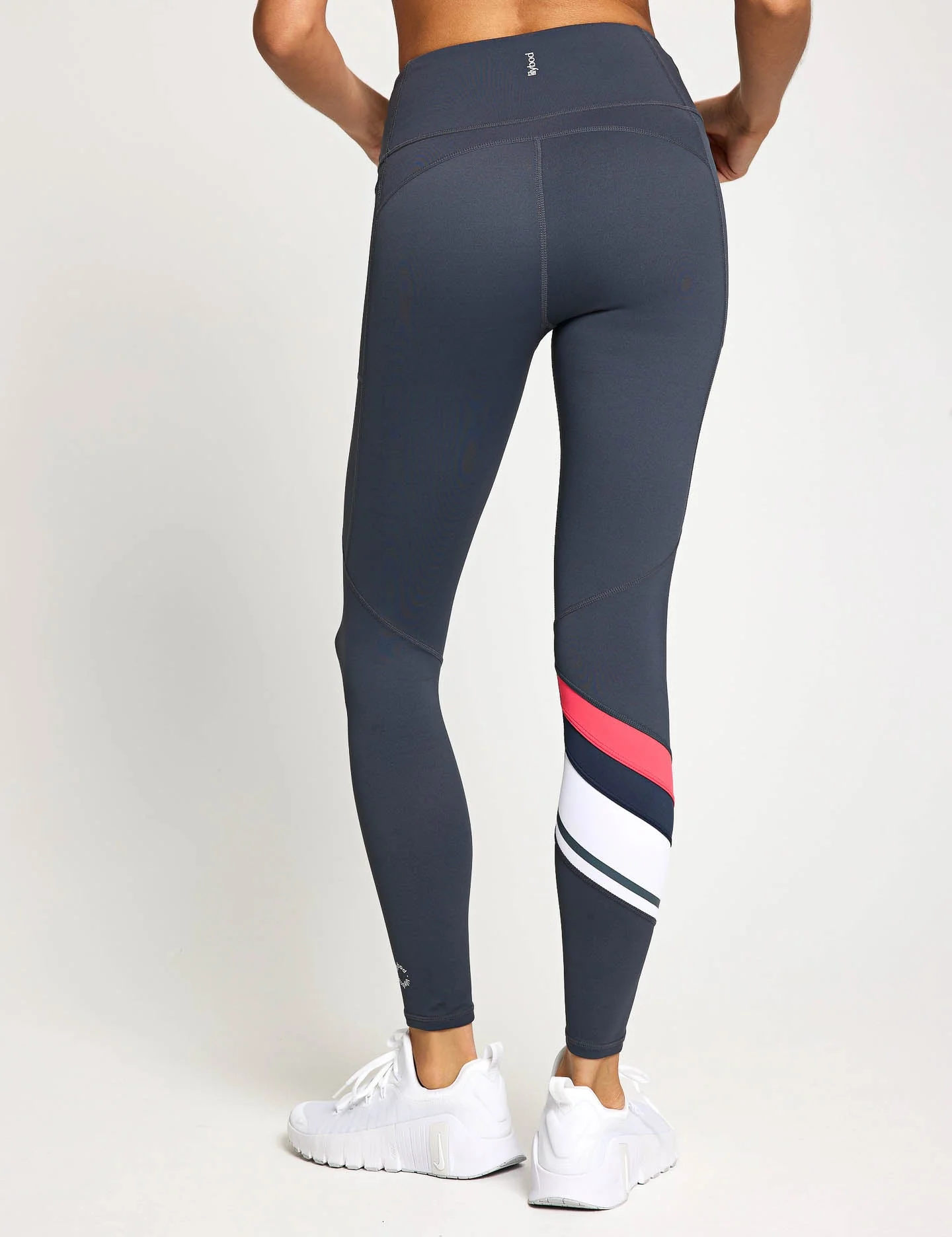 Limitless Legging - Charcoal/Coral