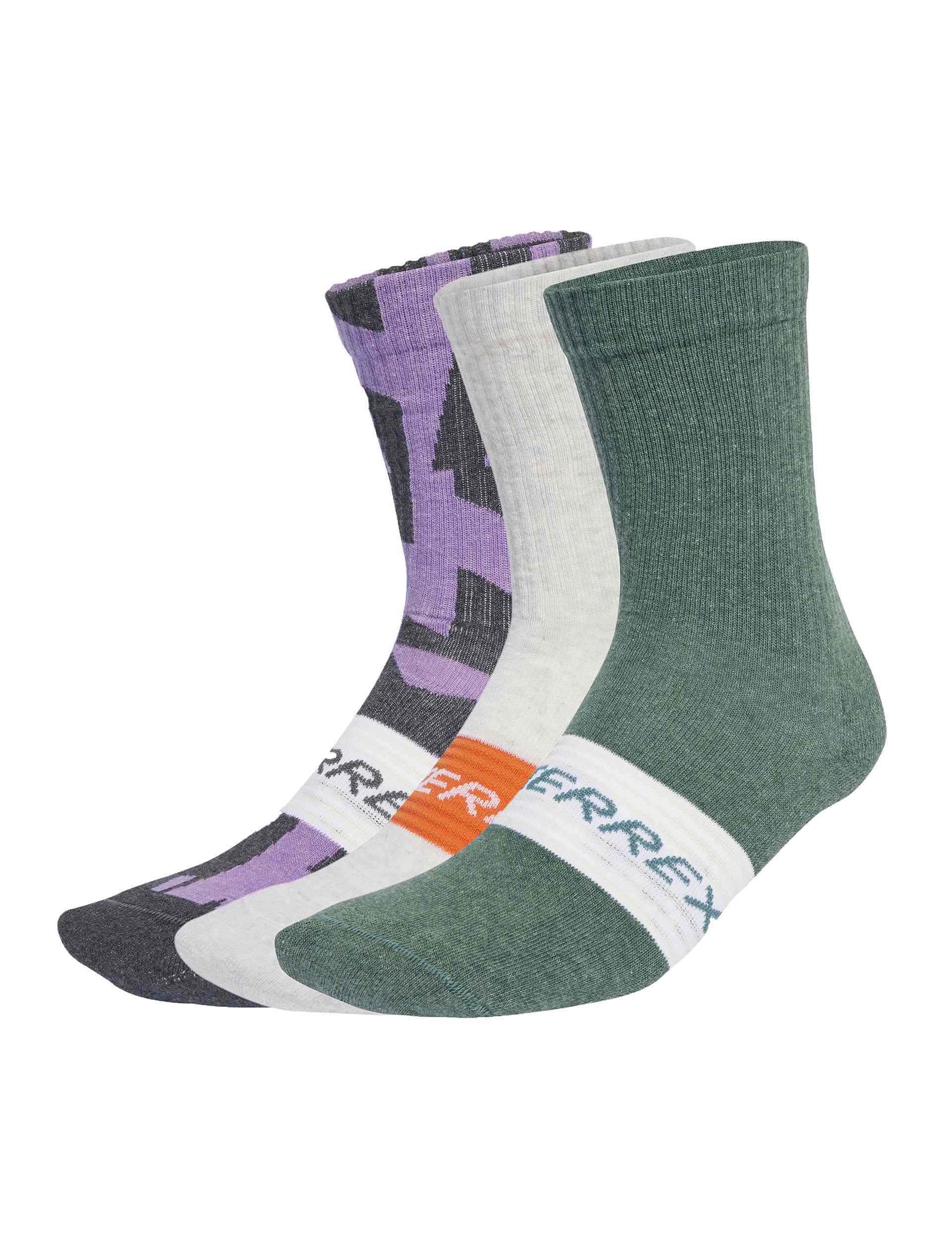 Terrex Multi 3 Pack Socks - Grey Six/White