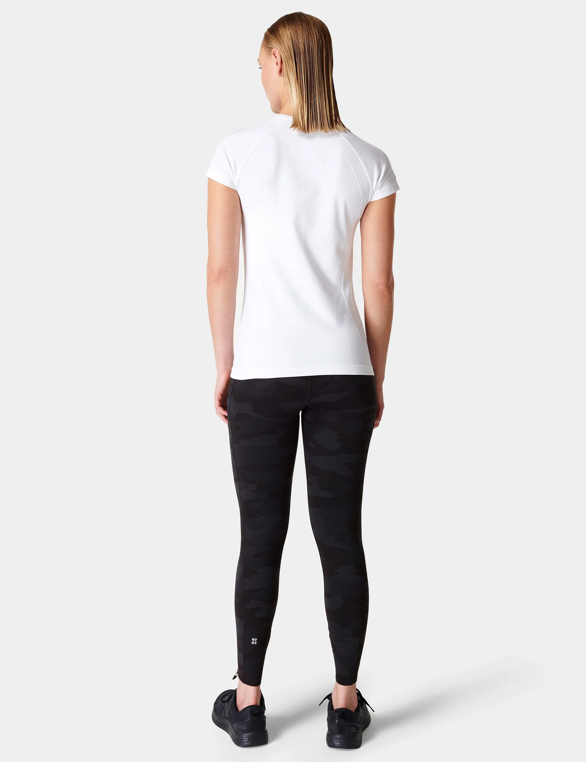 Athlete Seamless Gym T-Shirt - White