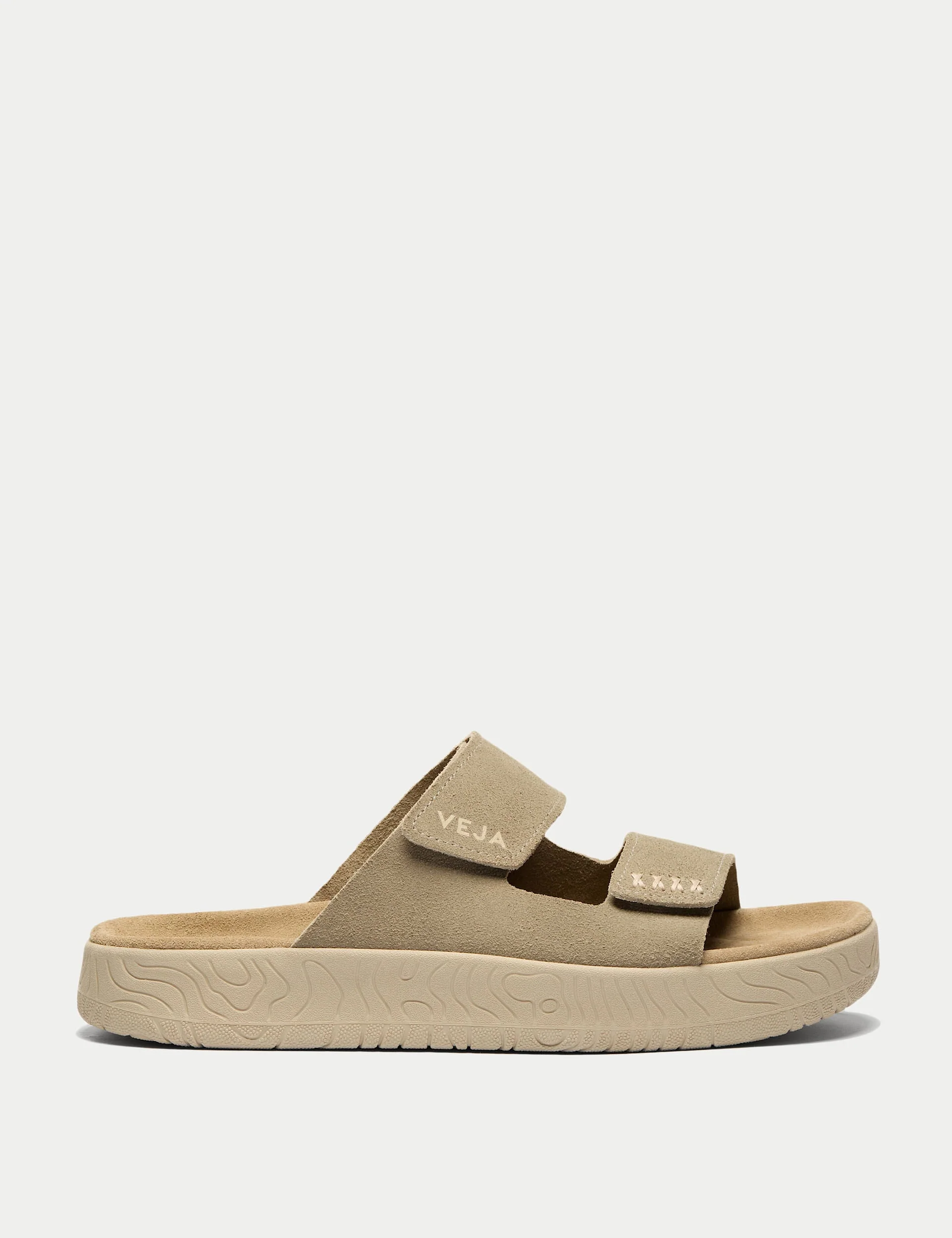 Etna Suede Sandal - Taupe Almond