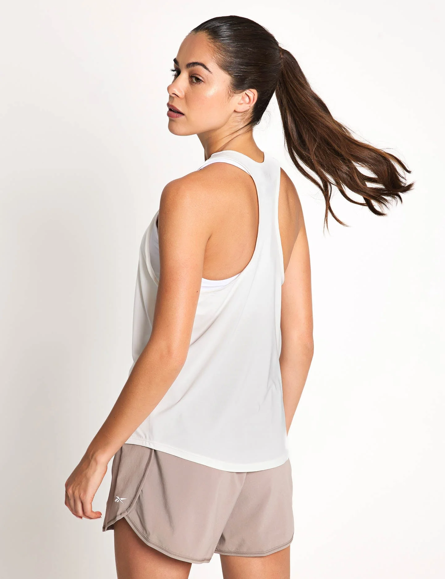 RBK-Chill Athletic Tank Top - Chalk