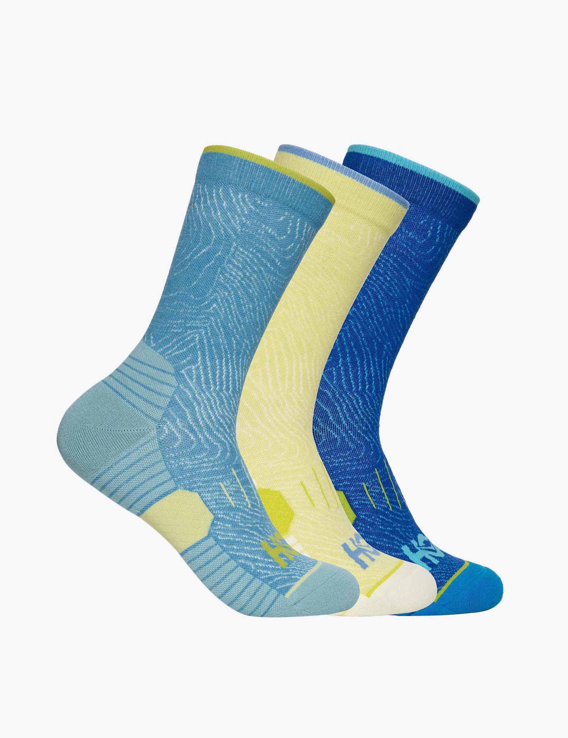 Crew Run Sock 3-Pack - Alpine Blue/Cardamon/Ultramarine