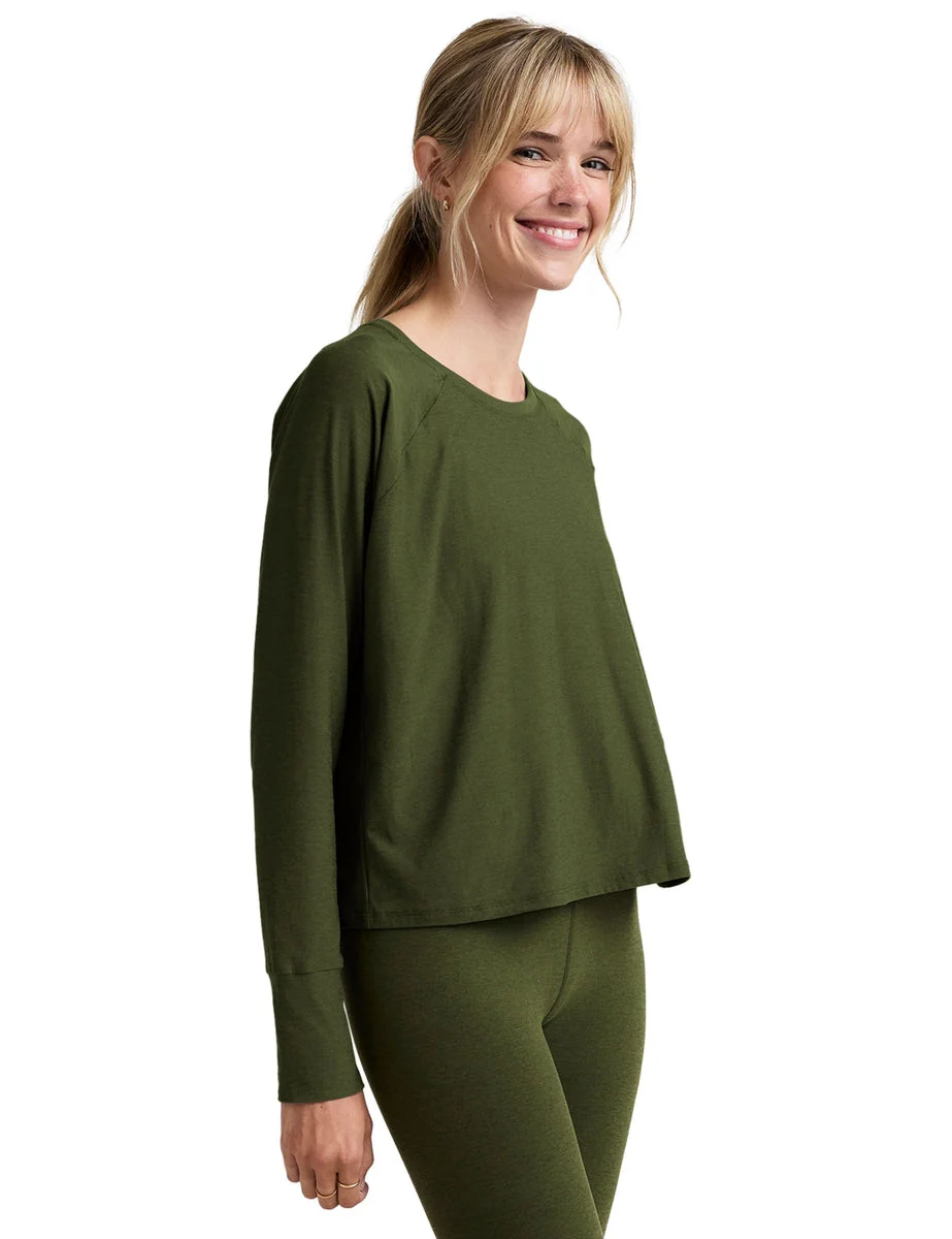 Featherweight Daydreamer Pullover - Army Green Heather