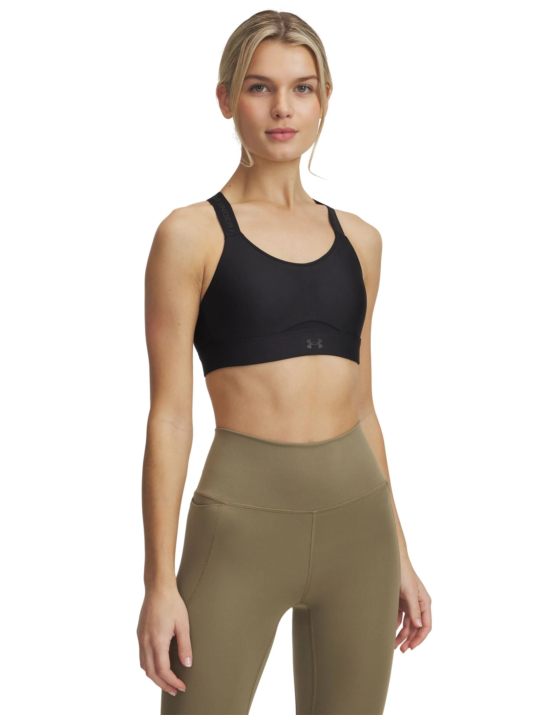 Infinity High Strappy Sports Bra - Black