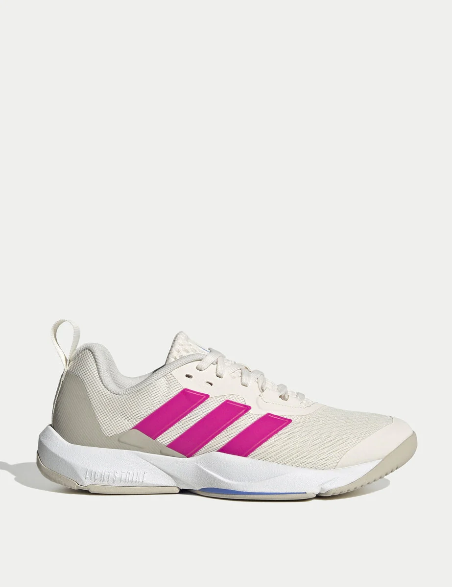 Dropset 3 Strength Training Shoes - Chalk White/Shock Pink/Blue Fusion