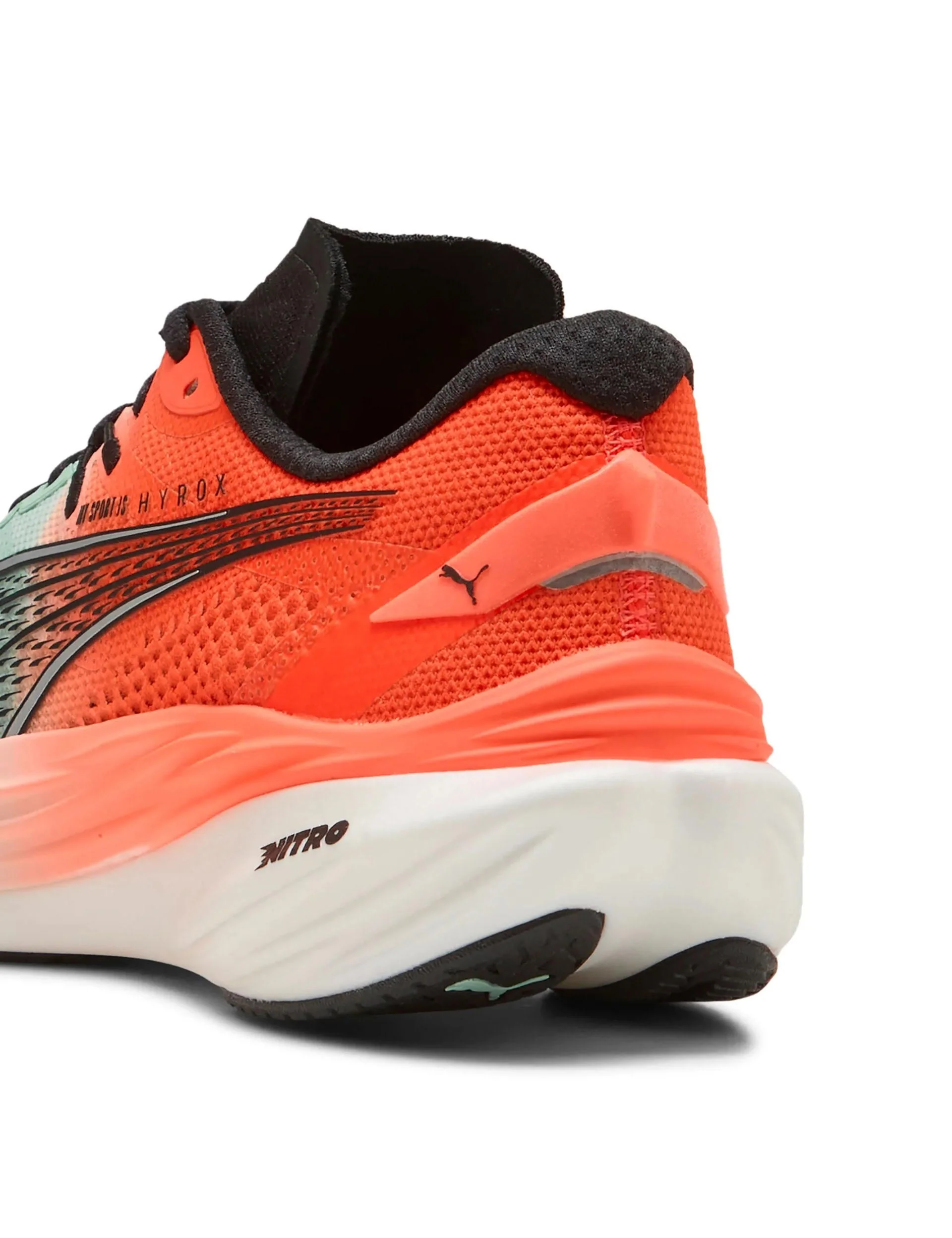 Puma x Hyrox Deviate NITRO 3 Running Shoes - Mint Melt/Glowing Red