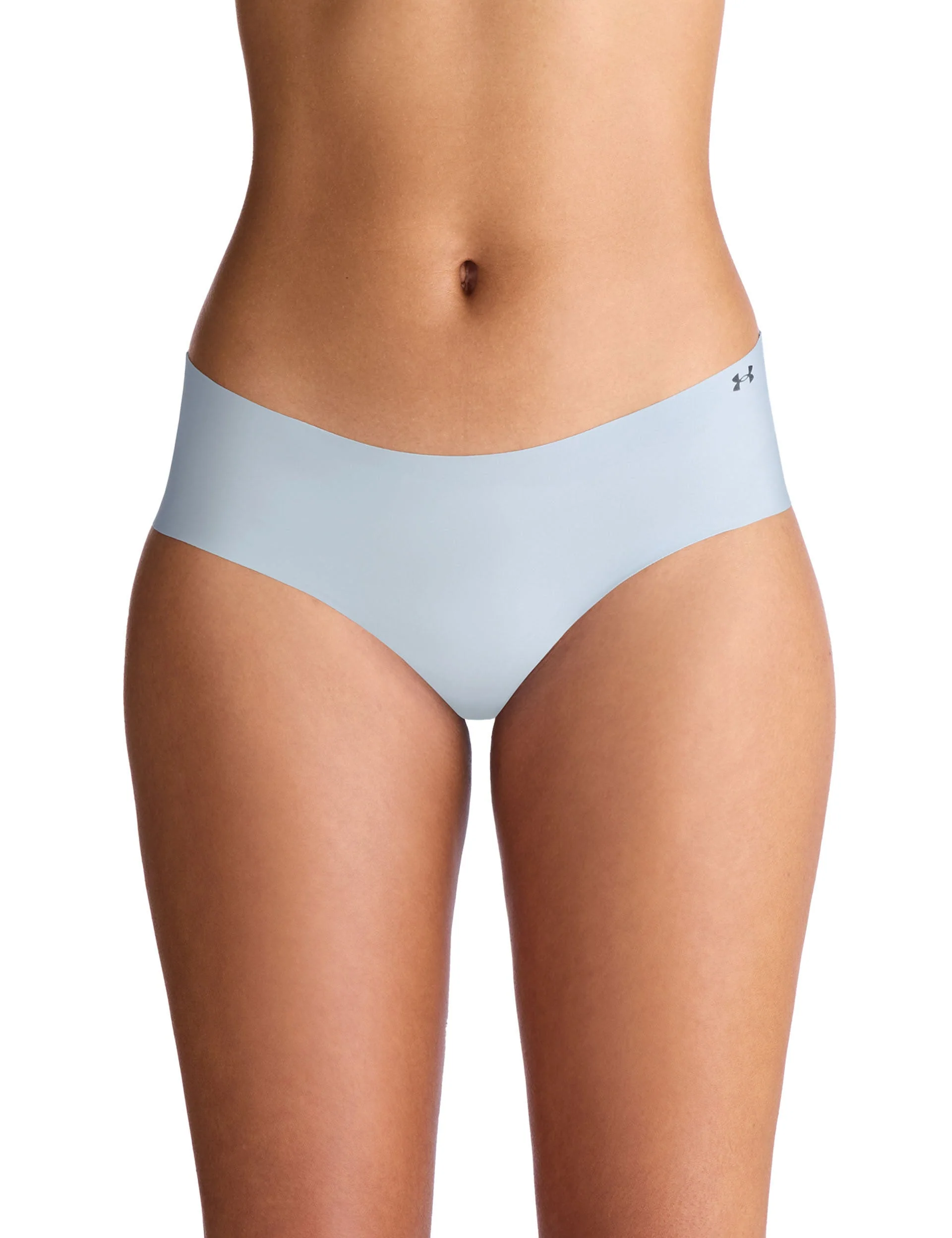 Pure Stretch 3-Pack No Show Hipster - Blue Calm/Blue Smoke/Halo Grey