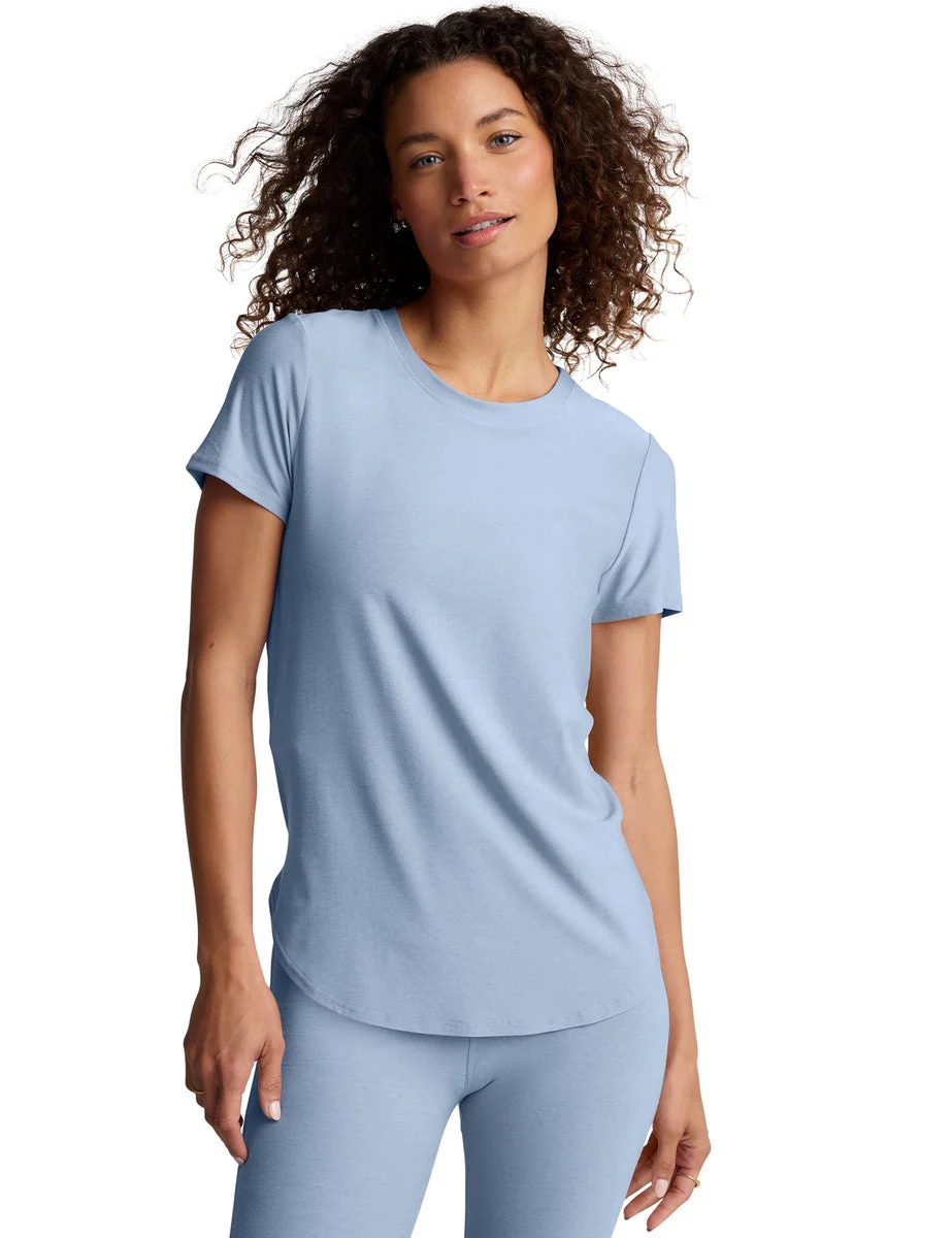 Featherweight On The Down Low Tee - Blue Zen Heather