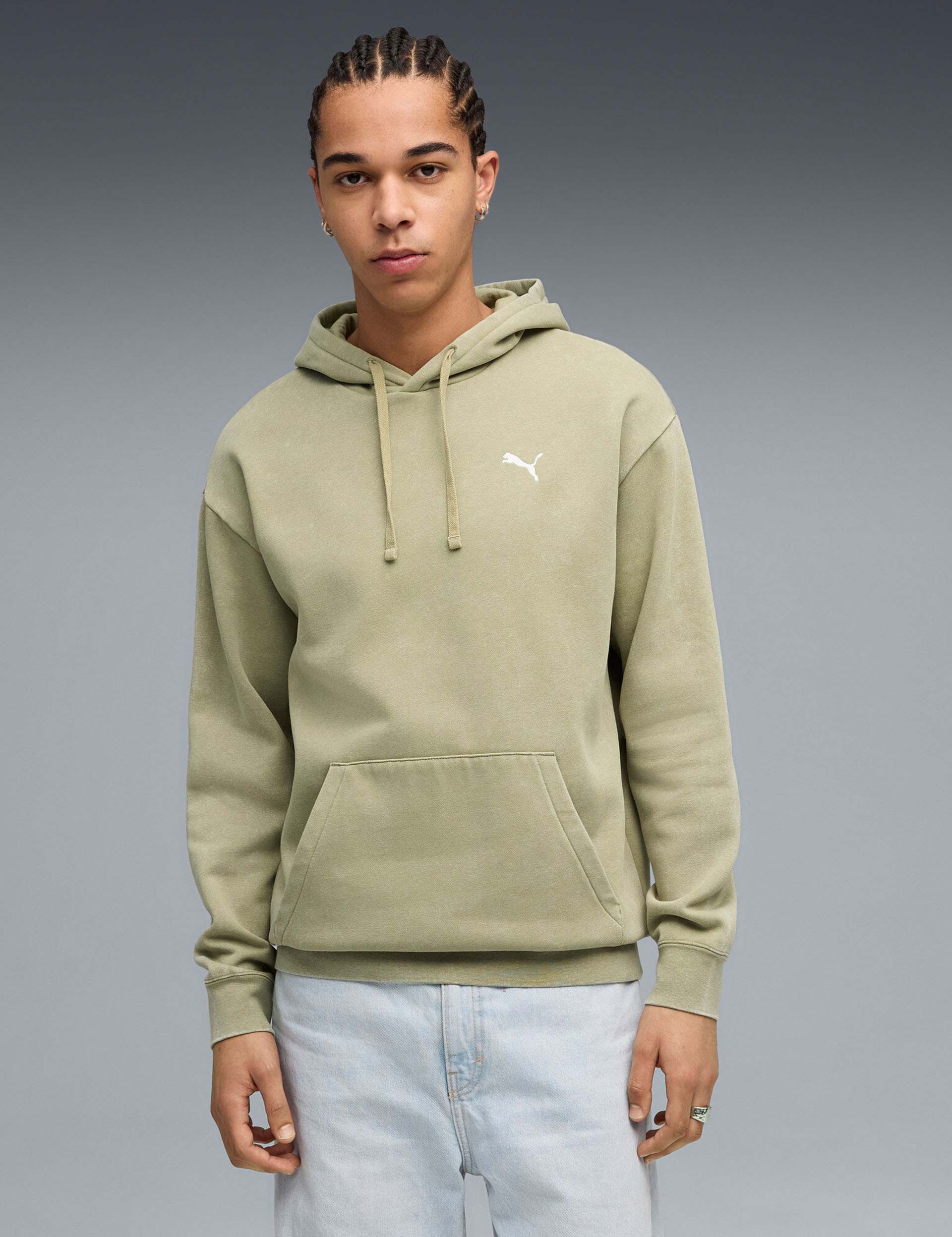 Essentials Elevated Relaxed Wash Hoodie - Lux Army