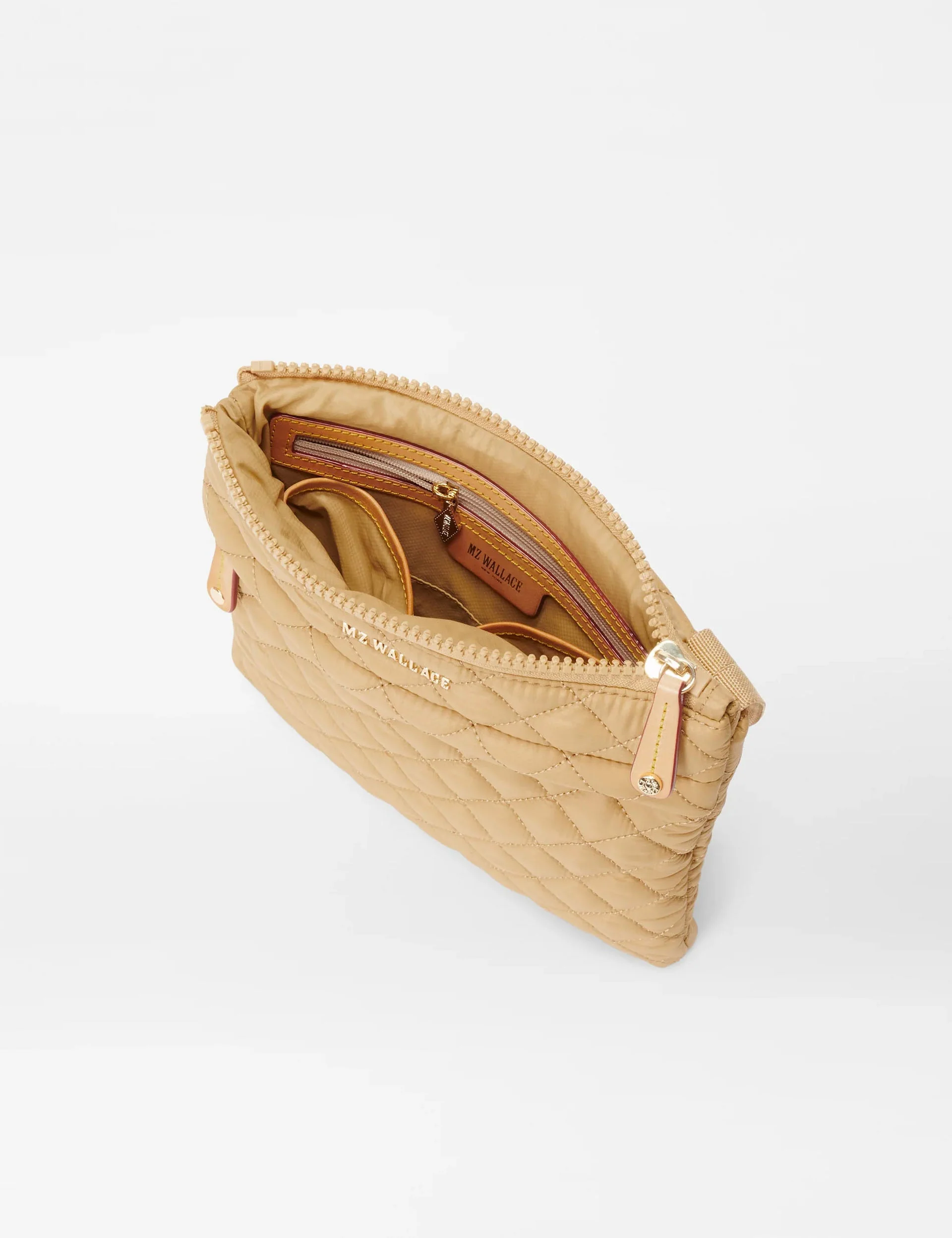 Metro Flat Crossbody - Camel