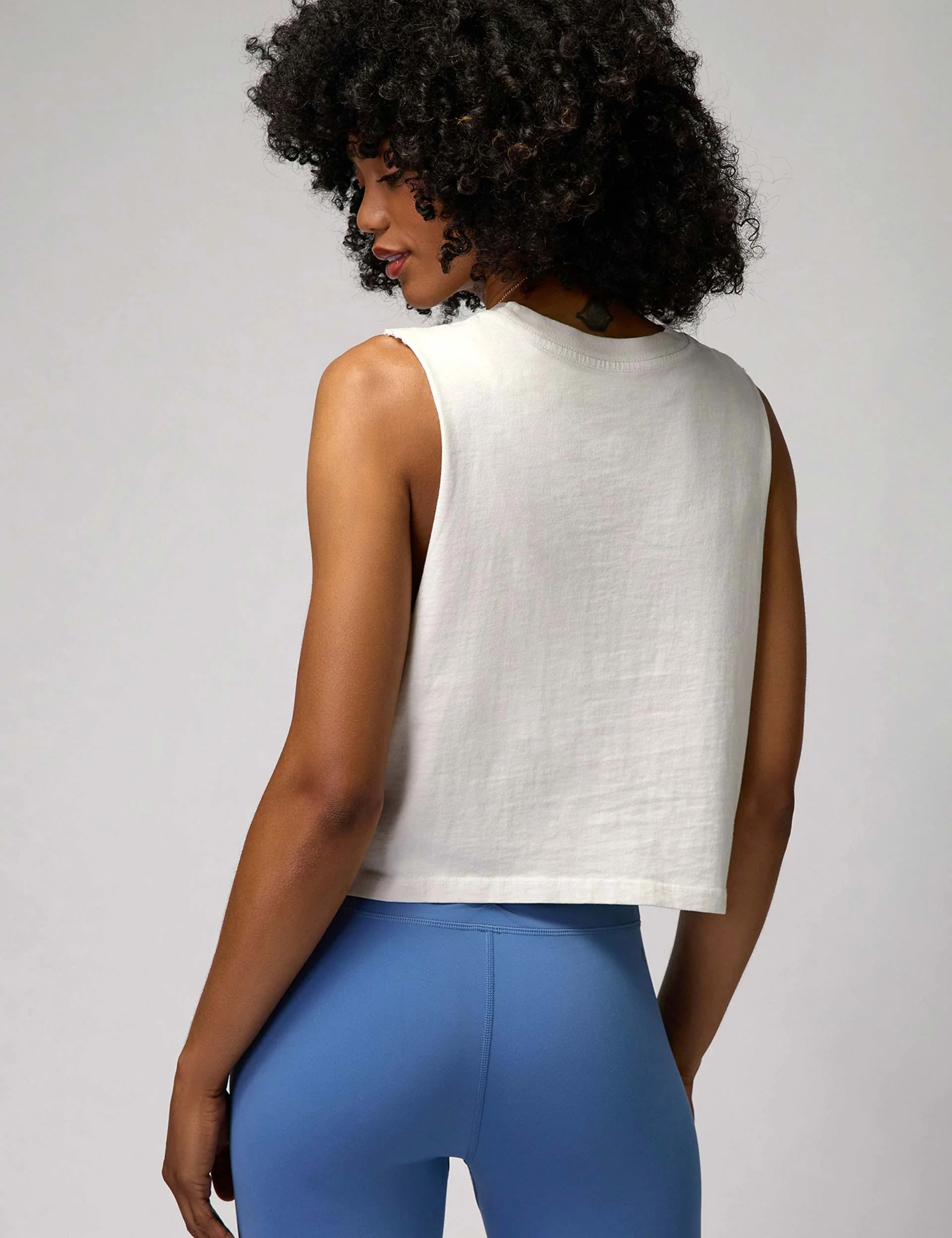 Yin Yang Callie Crop Tank - Birch