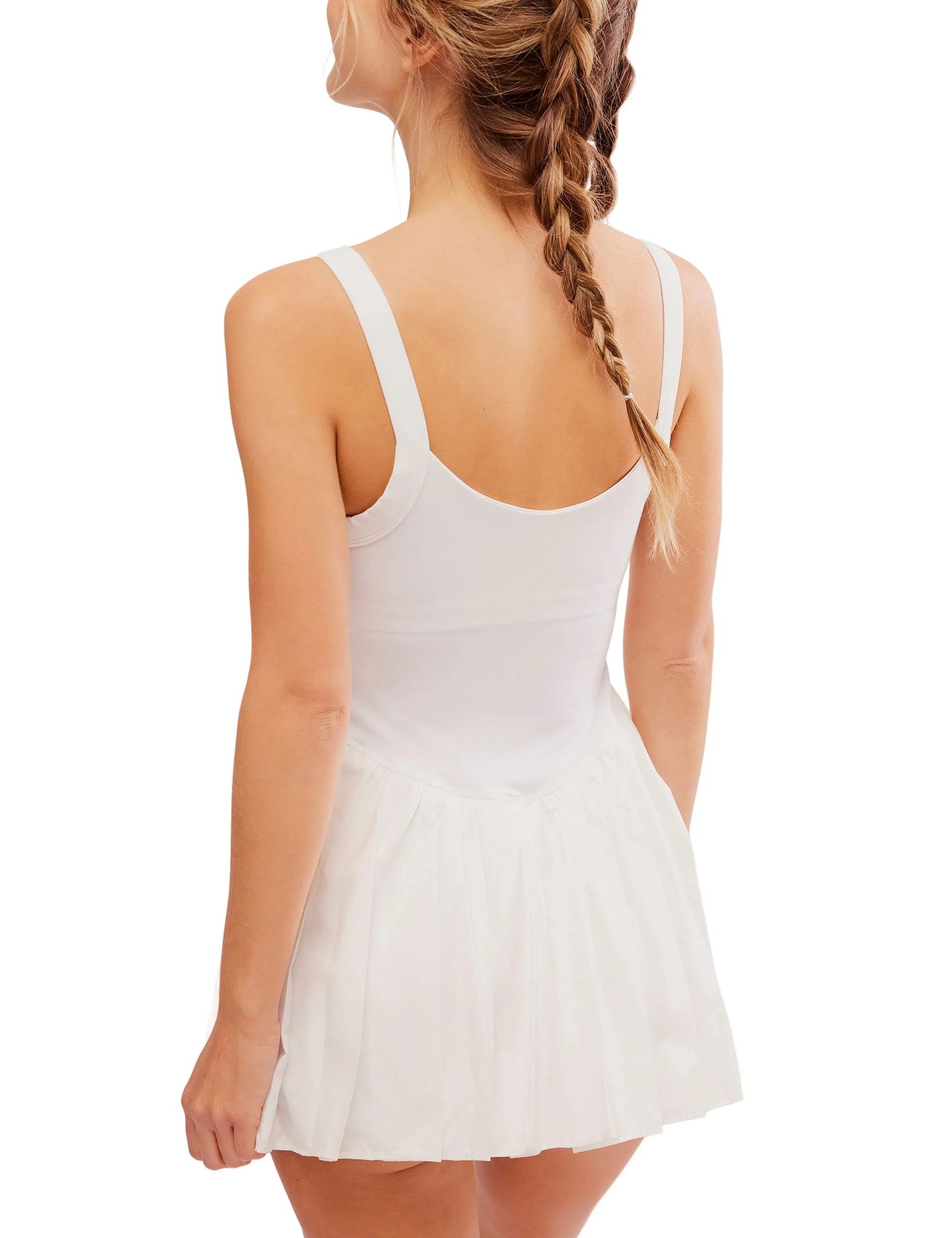 Swing of Things Skortsie - White