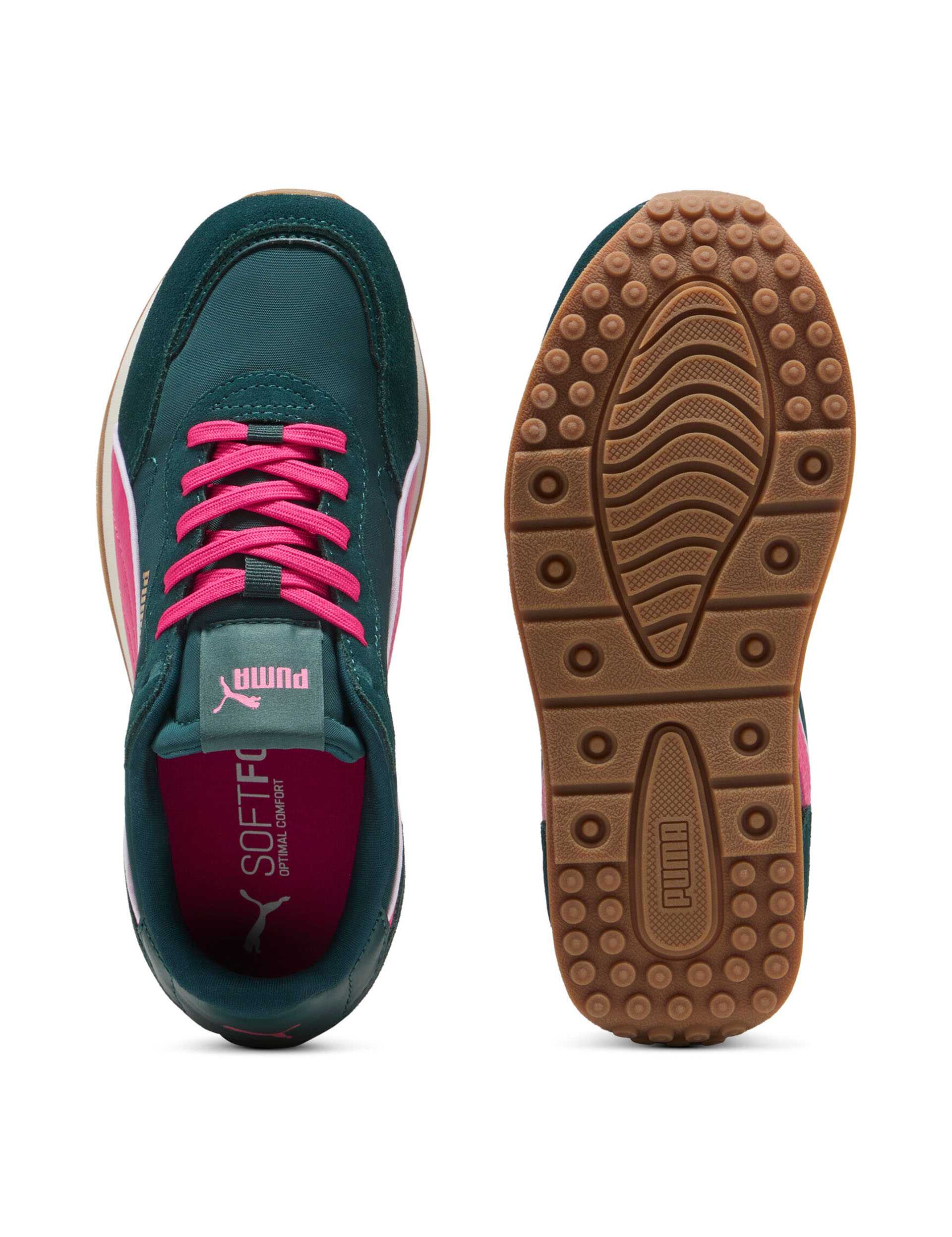 ST Miler Rose Sneakers - Green Terrain/Posie Pink/Gum