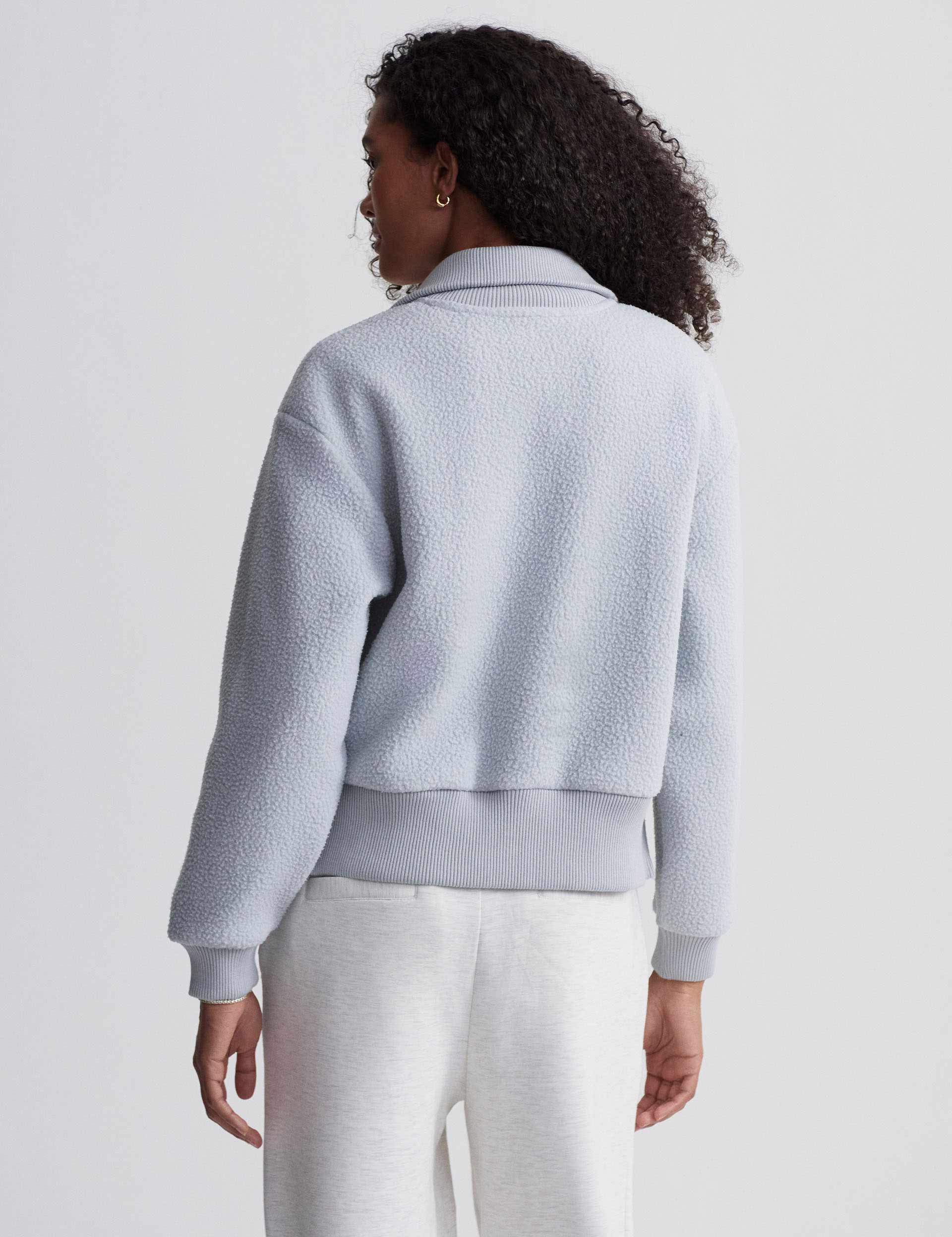 Roselle Half-Zip Fleece - Pearl Blue