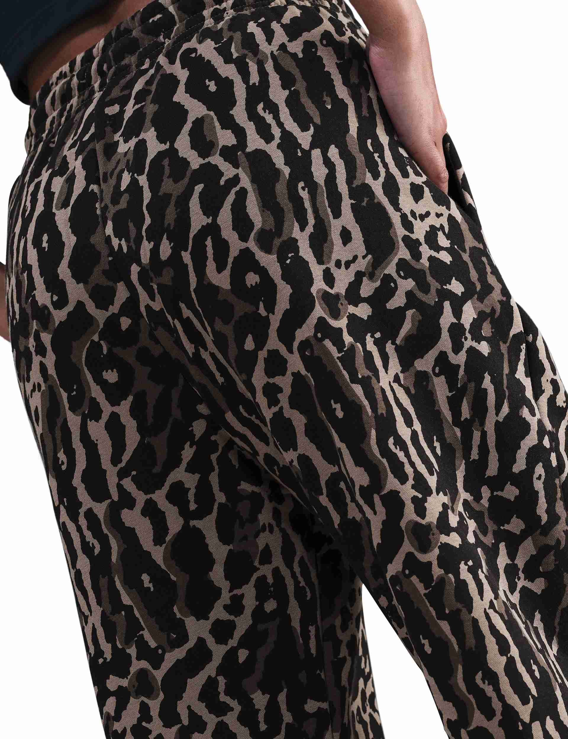 Sportswear Phoenix Fleece Oversized Printed Sweatpants - Black/Ironstone/Black