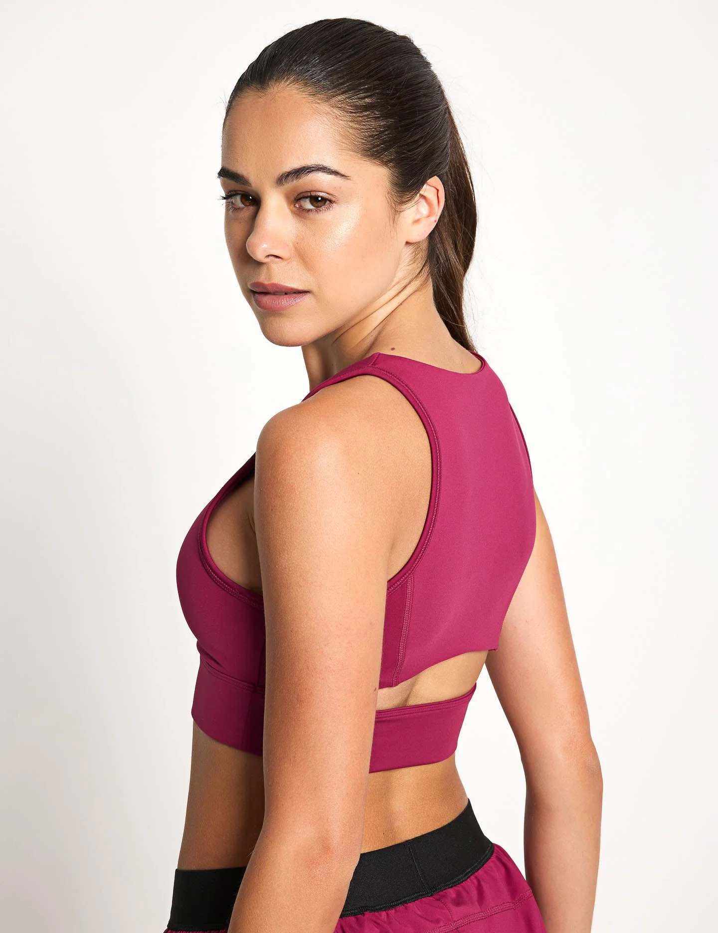 ID Train High Support Bra - Very Berry