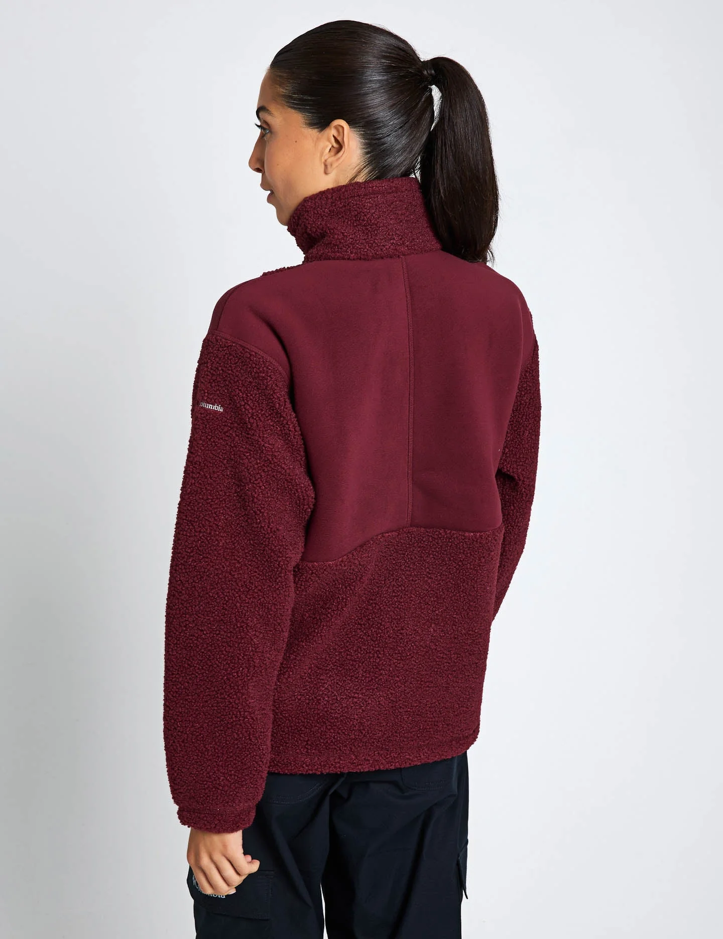 Panorama II Sherpa Fleece Jacket - Rich Wine