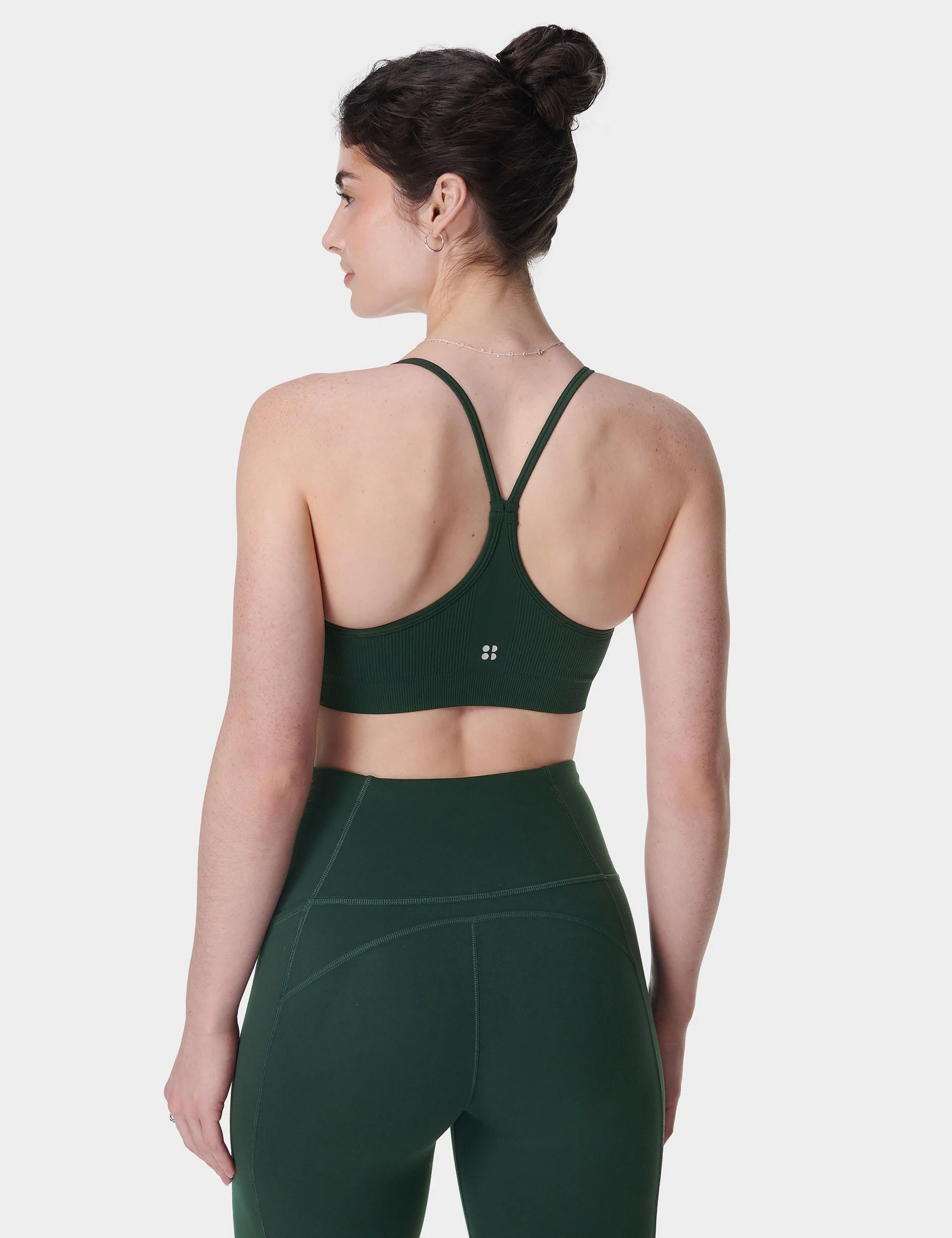 Spirit Restored Yoga Bra - Cedar Green