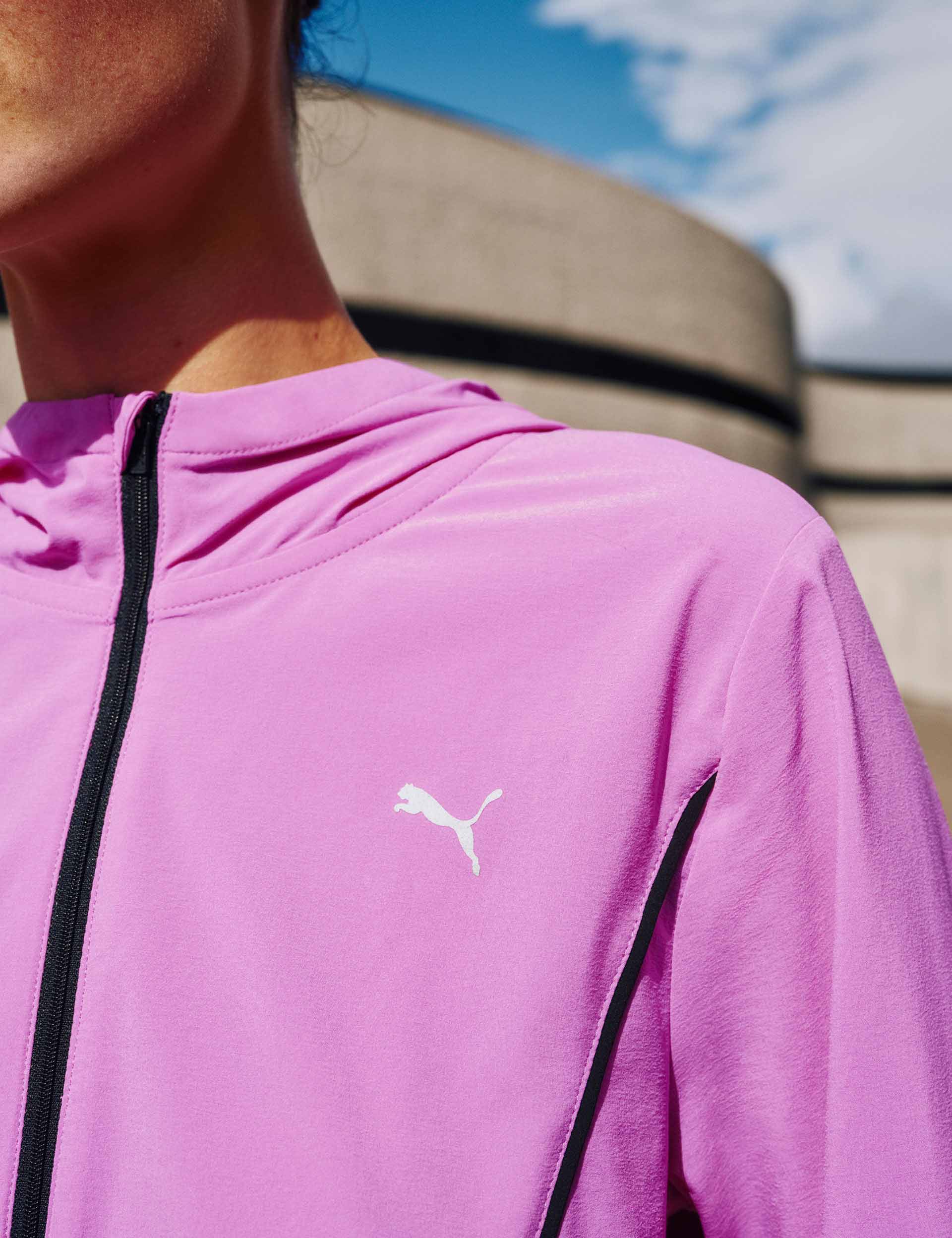 Run Velocity Woven Jacket - Wild Berry