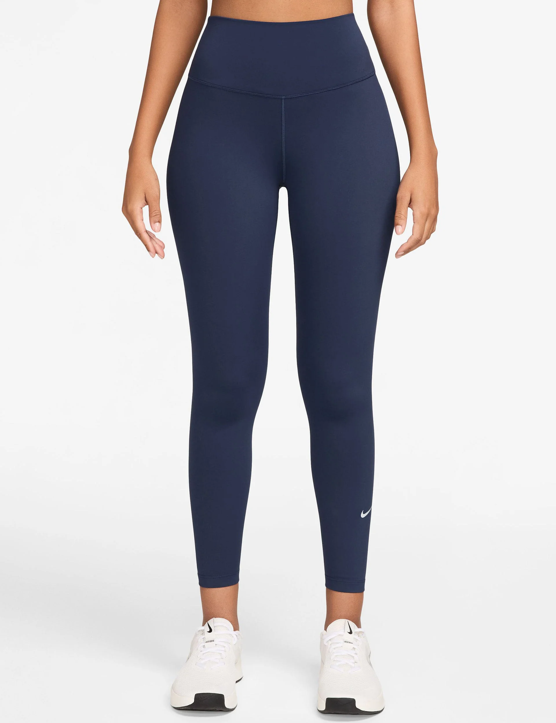One High Waisted 7/8 Leggings - Midnight Navy