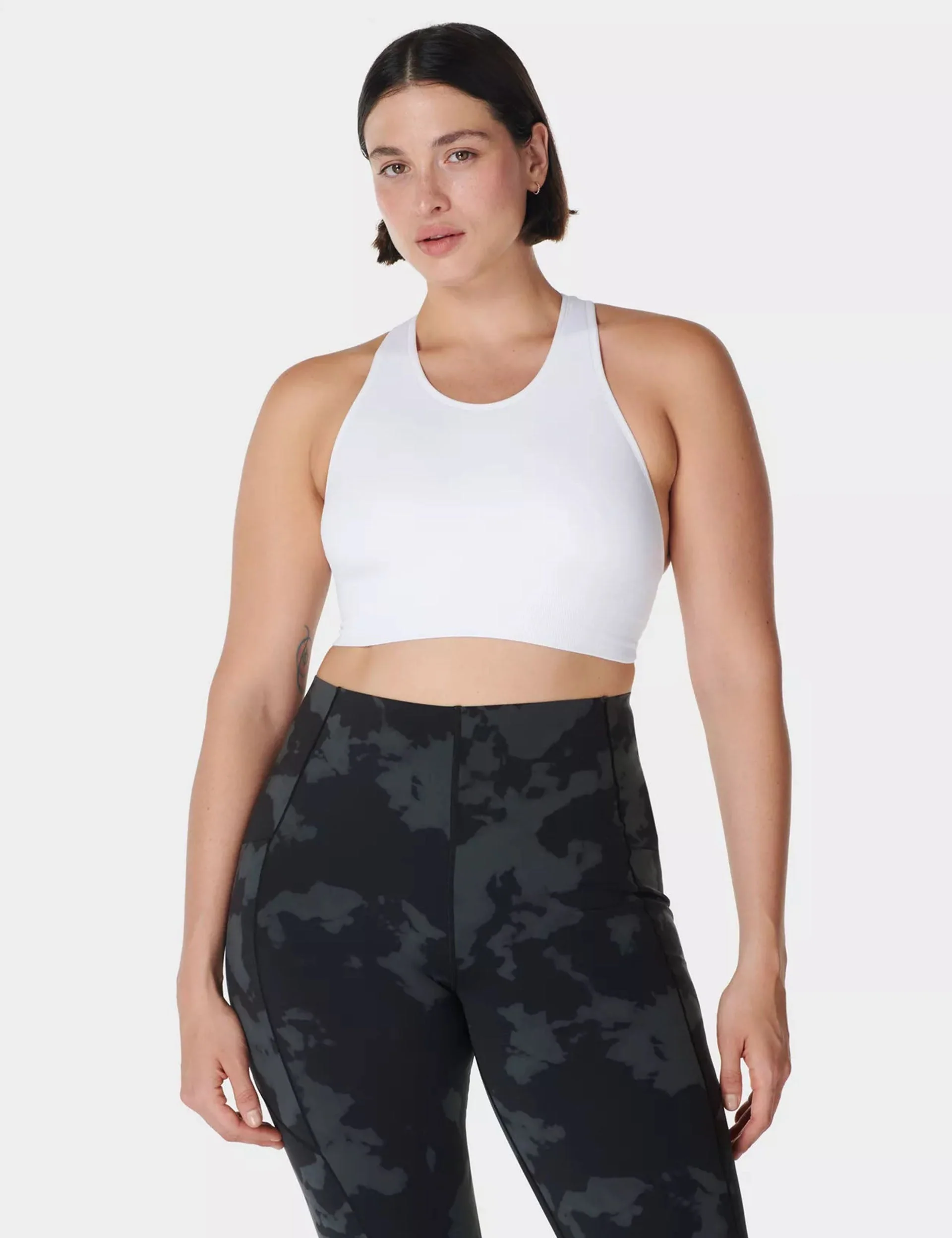 Stamina Seamless Sports Bra - White