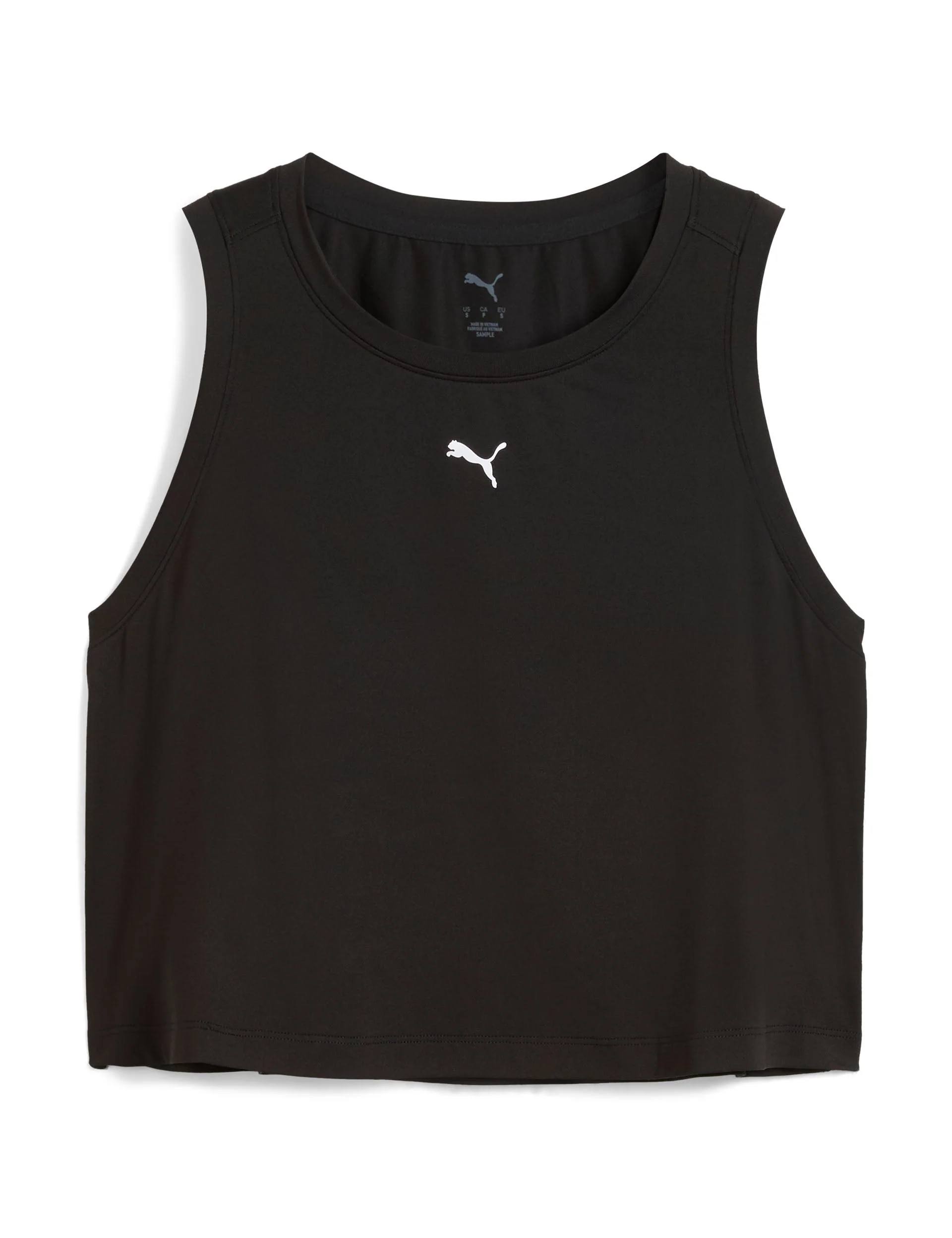 Cloudspun Sleeveless Tank - Black/White