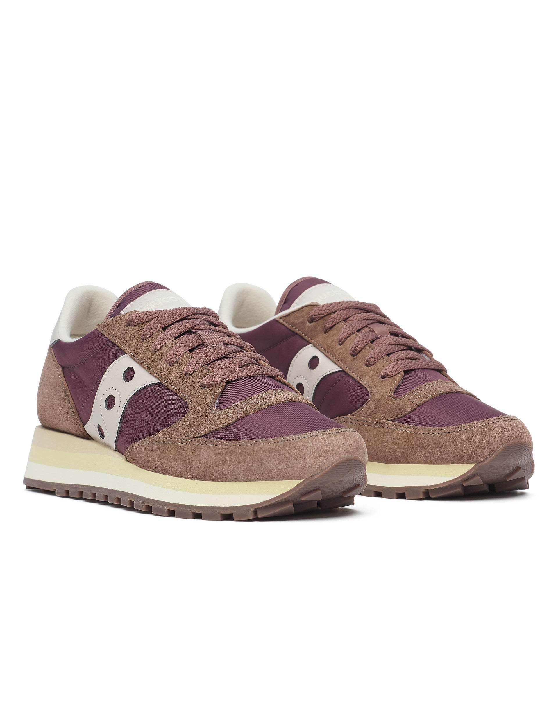 Jazz Triple - Deep Red/Tan