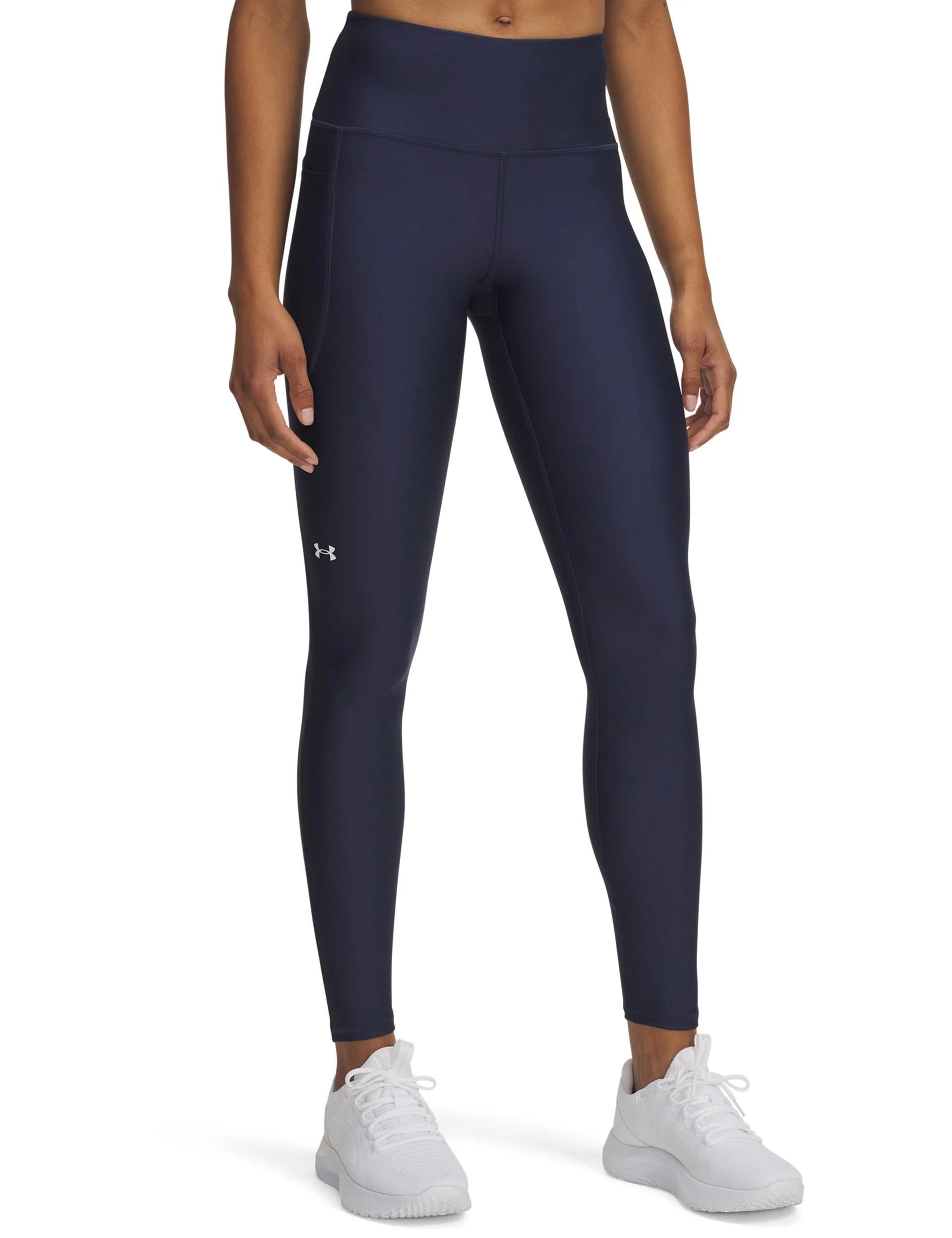 Tech Leggings - Washed Navy/White