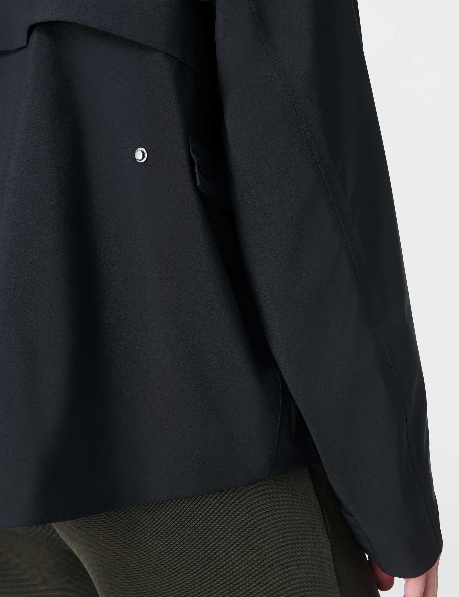Motion Waterproof Cropped Parka - Black