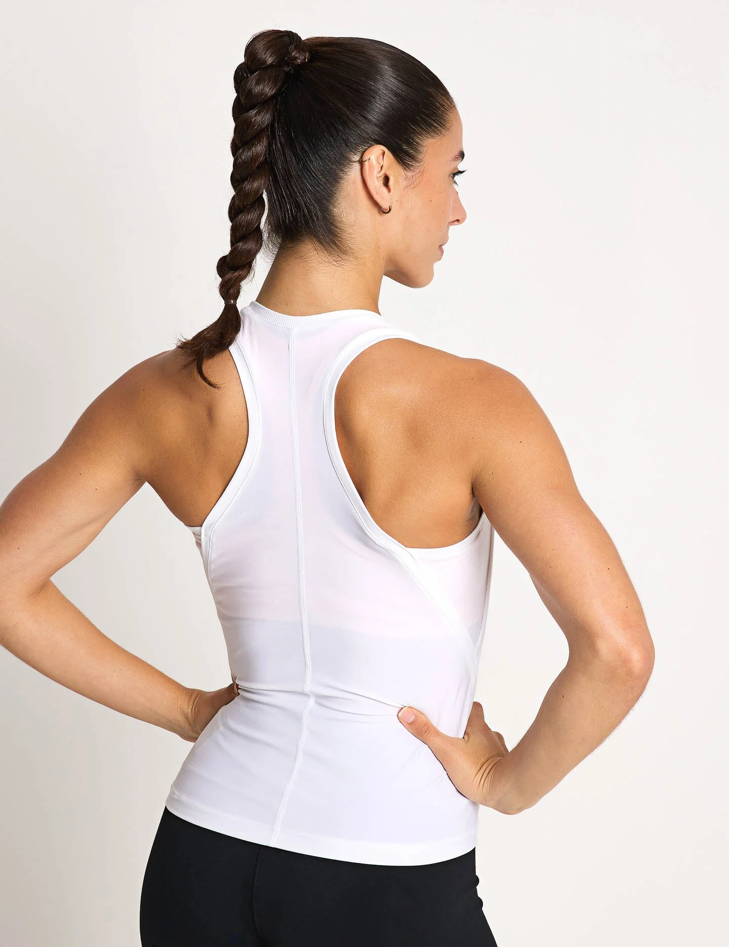 Victory Dri-FIT Tennis Tank Top - White/Black